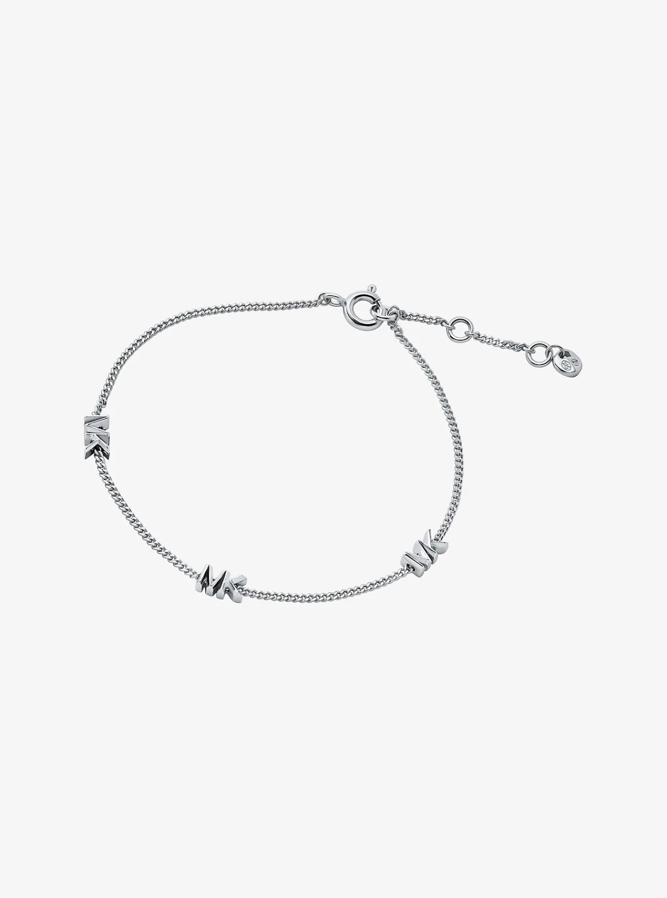 Michael Kors Armband van sterling met plating met edelmetaal en logo ZILVER New