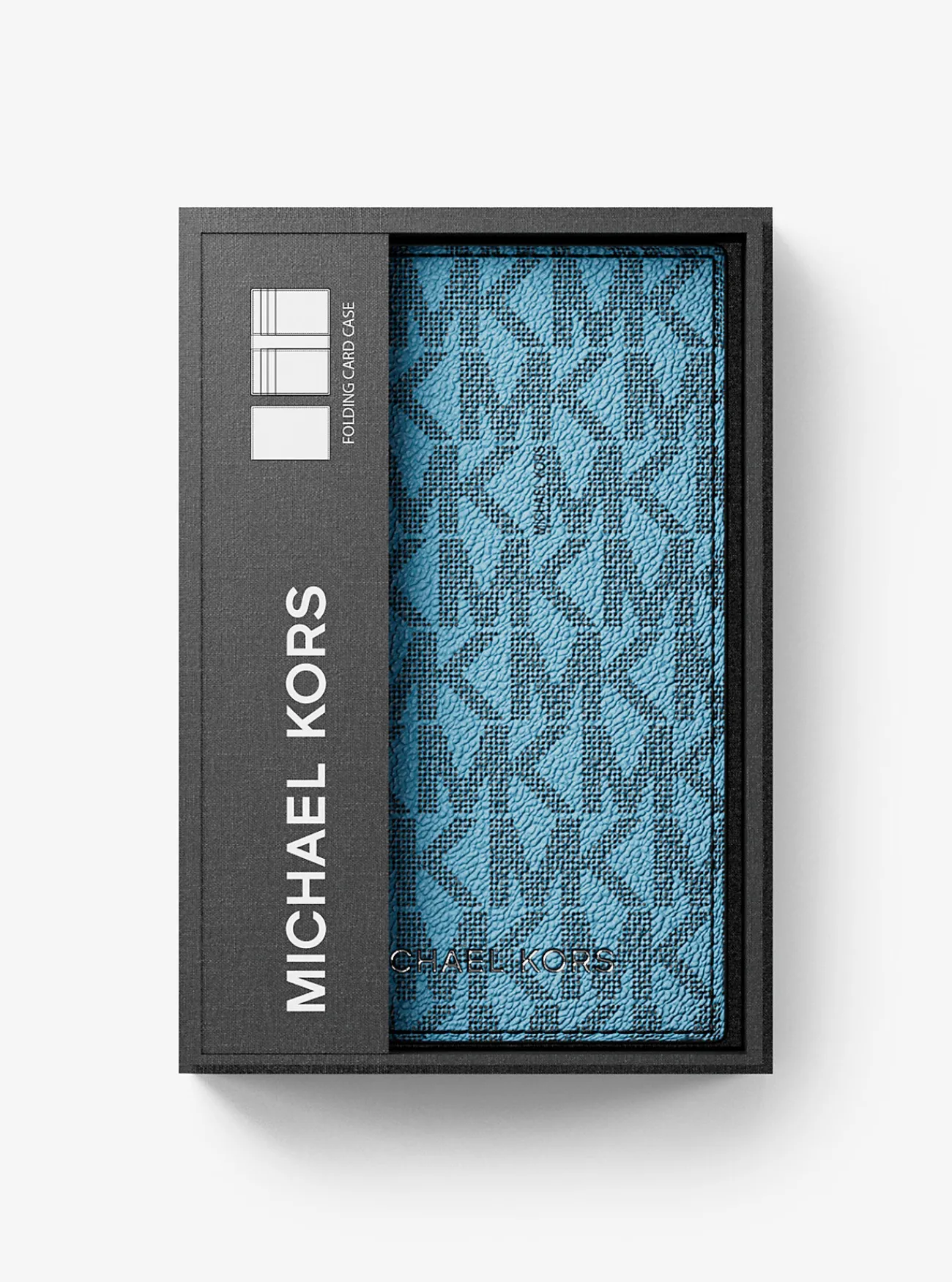 Michael Kors Bi-fold kaarthouder Hudson met logo KEIZERSBLAUW Online