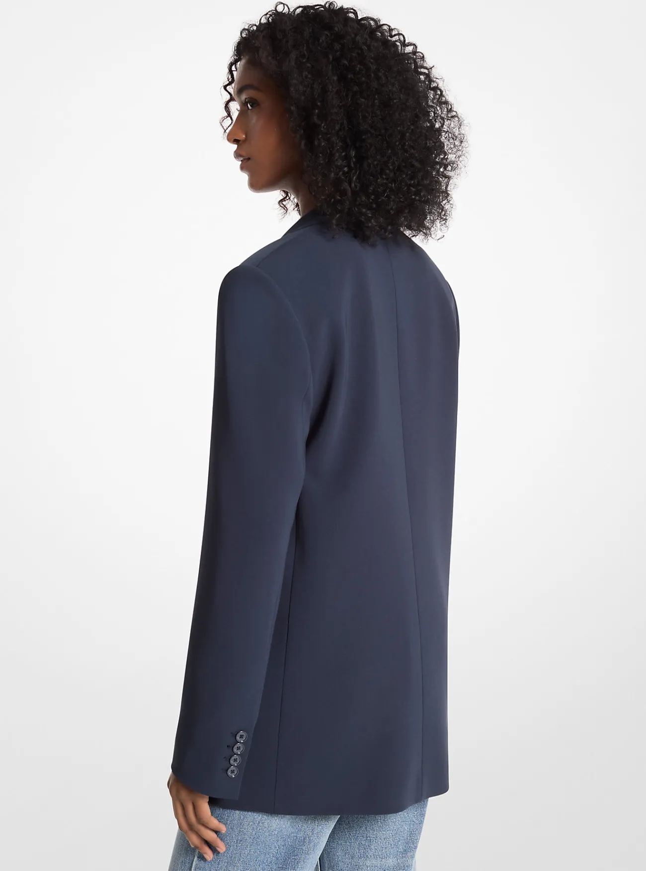 Michael Kors Blazer van cr&ecirc;pe ADMIRAALBLAUW Best
