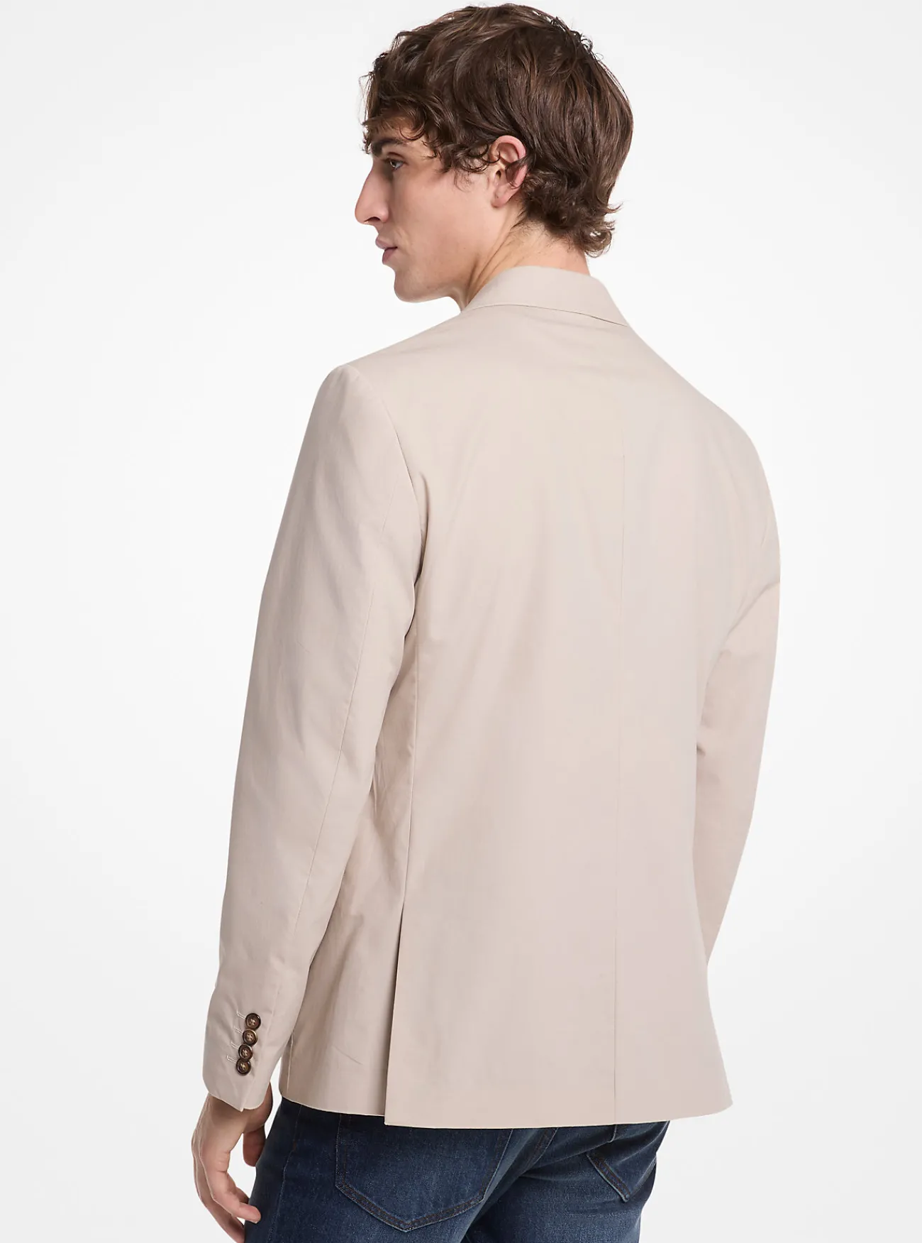 Michael Kors Blazer van katoenpopeline DUIN New
