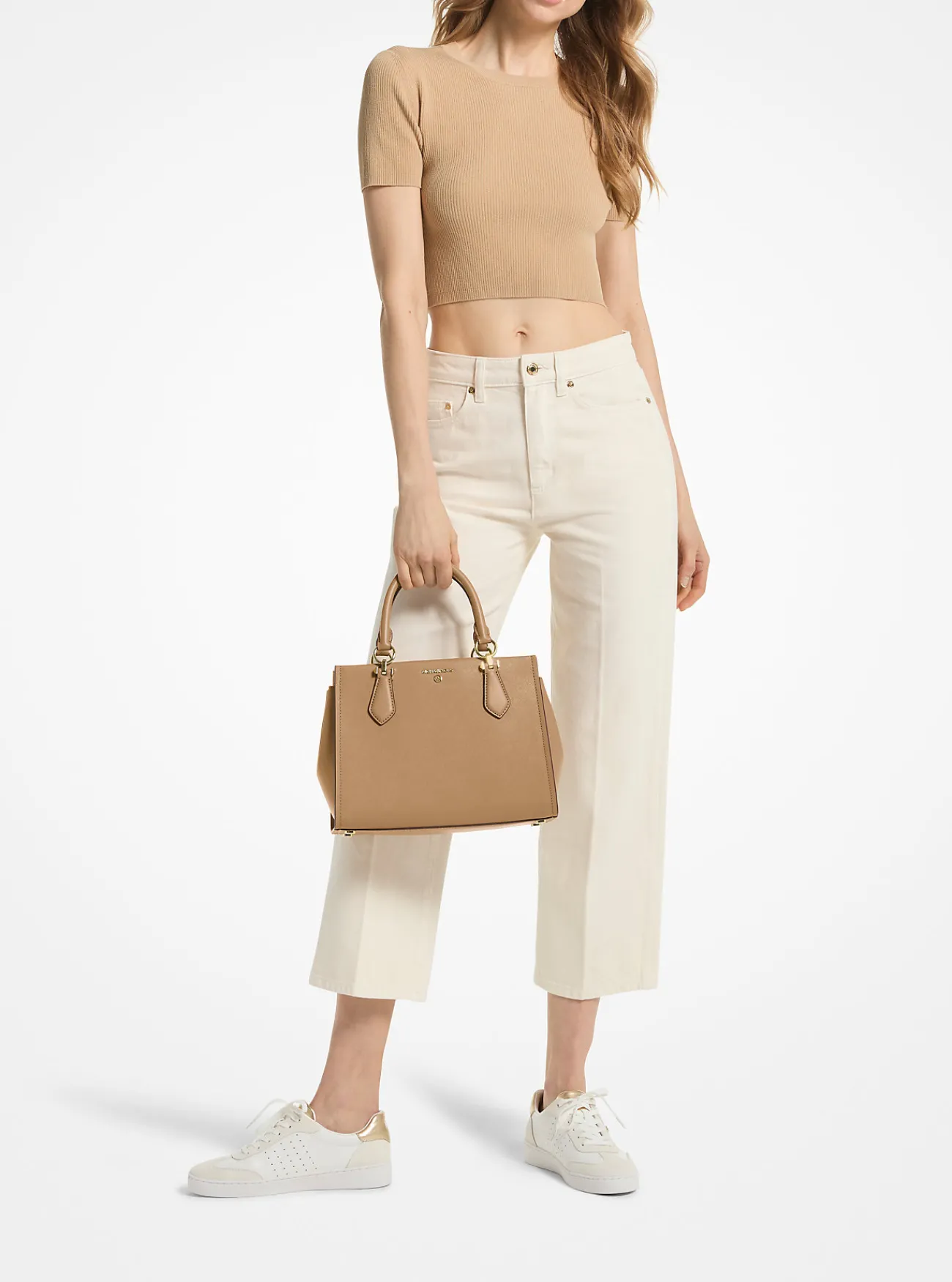 Michael Kors Boekentas Marilyn van saffianoleer, middelgroot KAF Fashion