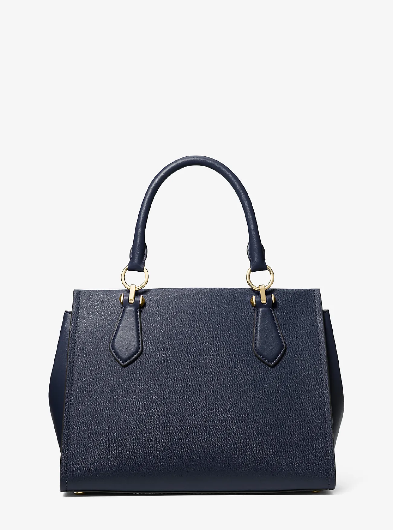Michael Kors Boekentas Marilyn van saffianoleer, middelgroot MARINEBLAUW New
