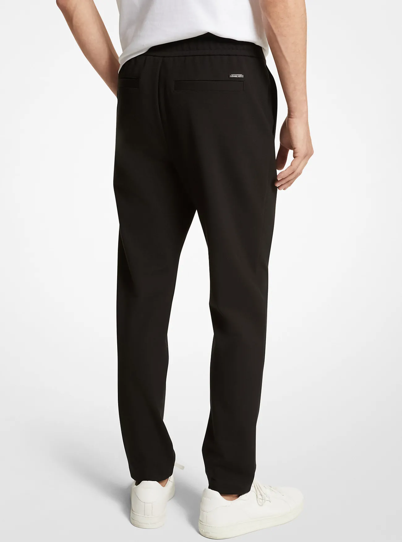 Michael Kors Broek van Ponte-stof met stretch ZWART Sale