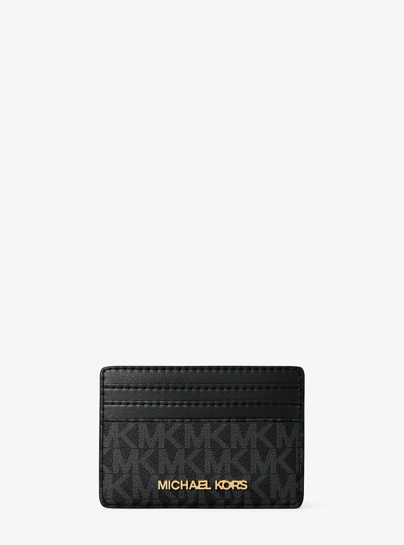 Michael Kors Cadeauset met middelgroot tasje met logo en kaarthouder ZWART Best