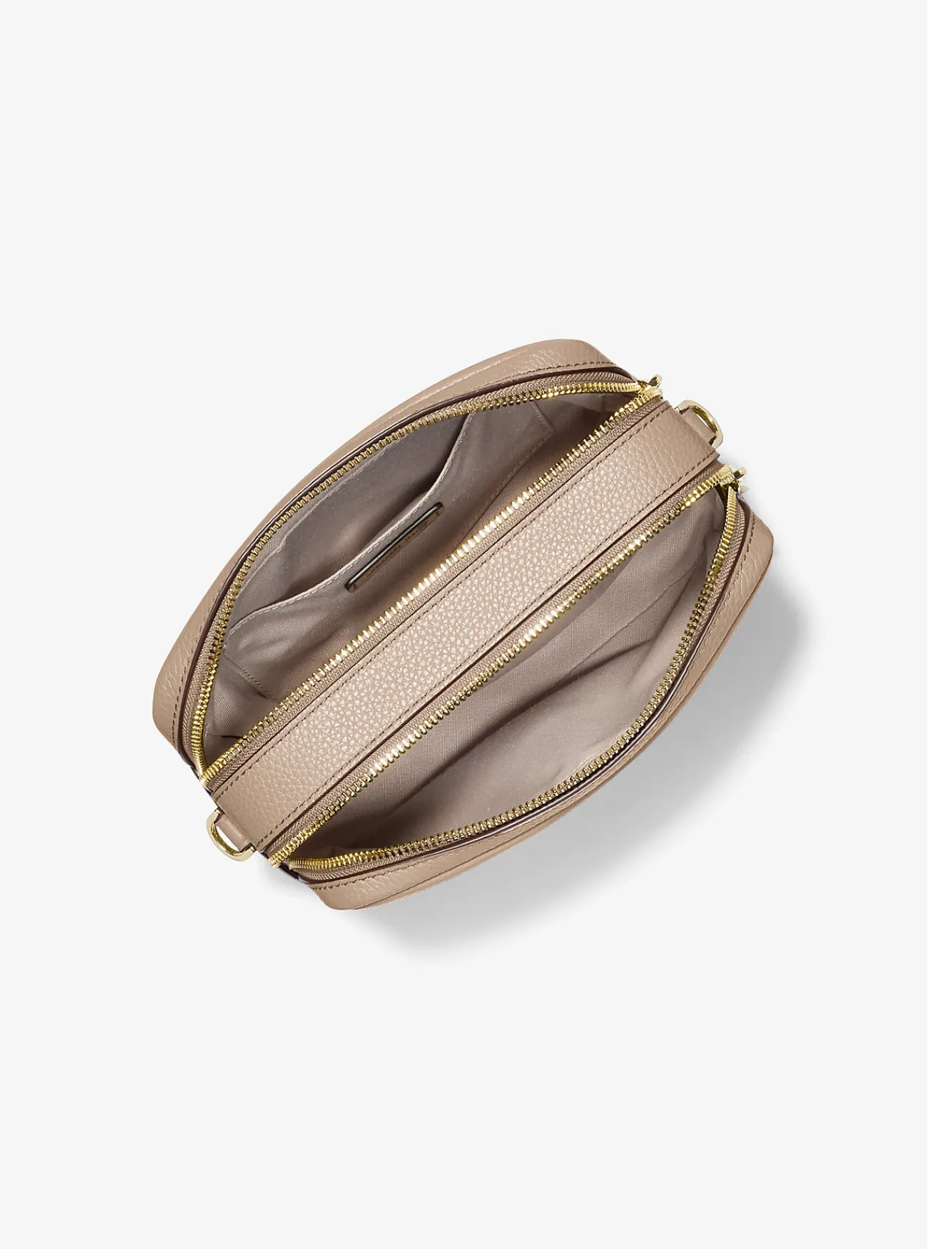 Michael Kors Cameracrossbodytas Bryant van getrommeld leer, middelgroot BERK Outlet