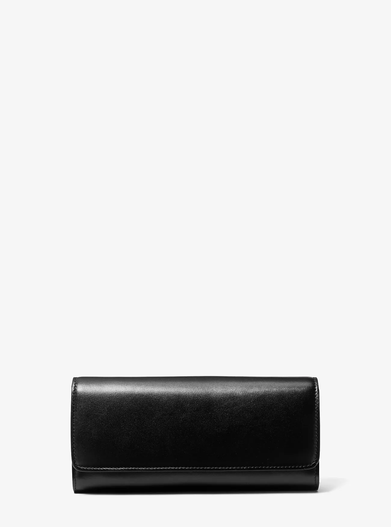 Michael Kors Clutch Cate van leer ZWART Discount