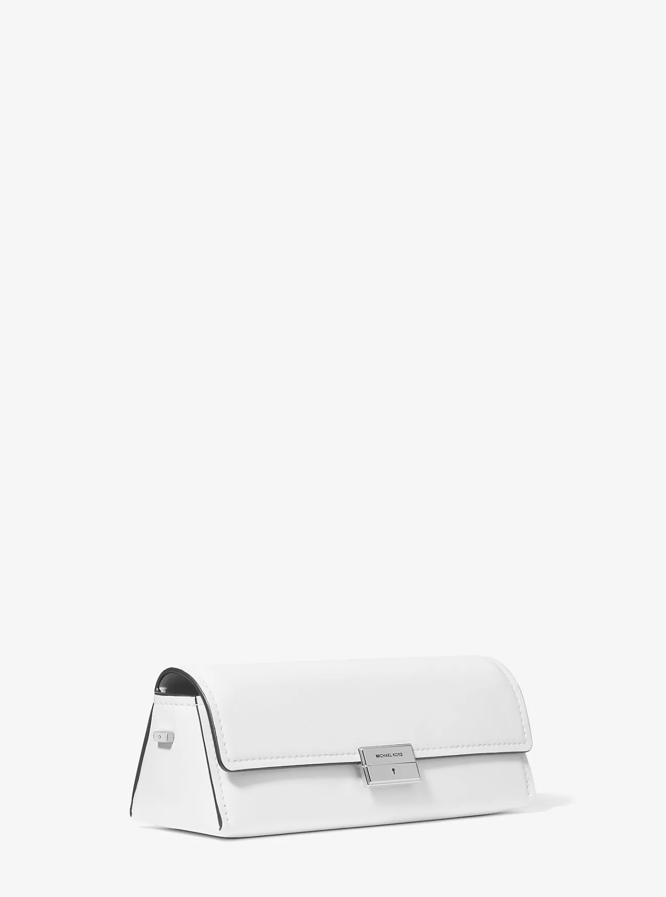 Michael Kors Clutch Ludlow van leer, aanpasbaar en klein OPTISCHWIT Clearance