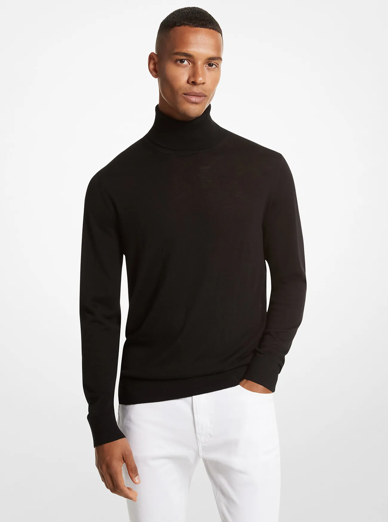 Michael Kors Coltrui van merinowol ZWART Clearance