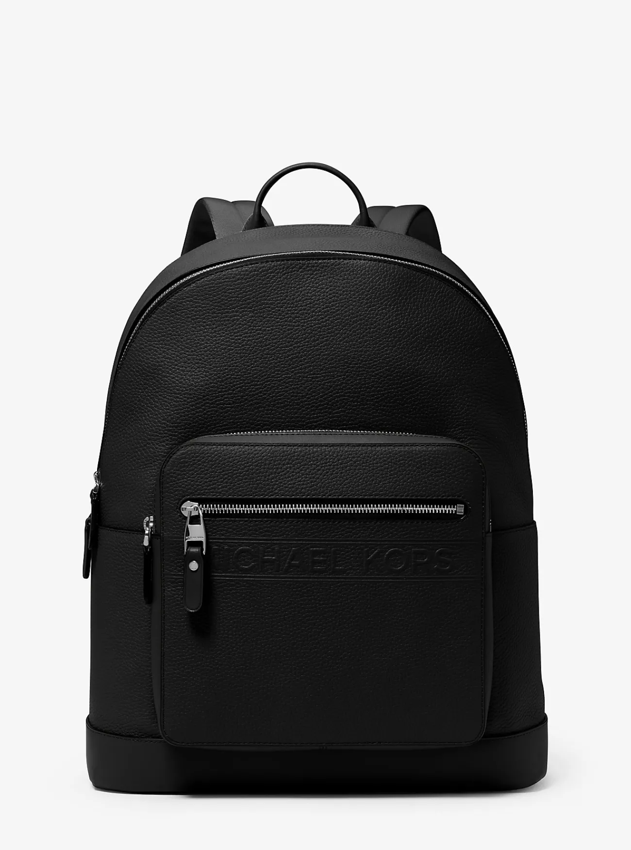 Michael Kors Commuter-rugzak Hudson van leer ZWART Hot