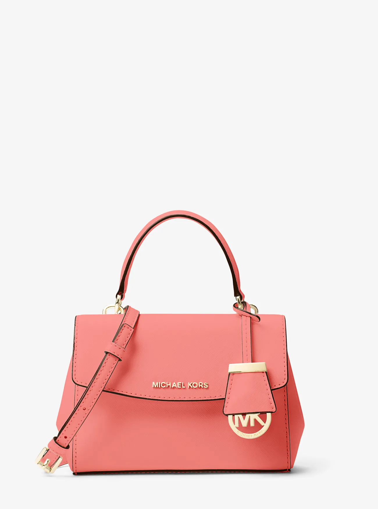 Michael Kors Crossbodytas Ava van saffianoleer, extra klein Online