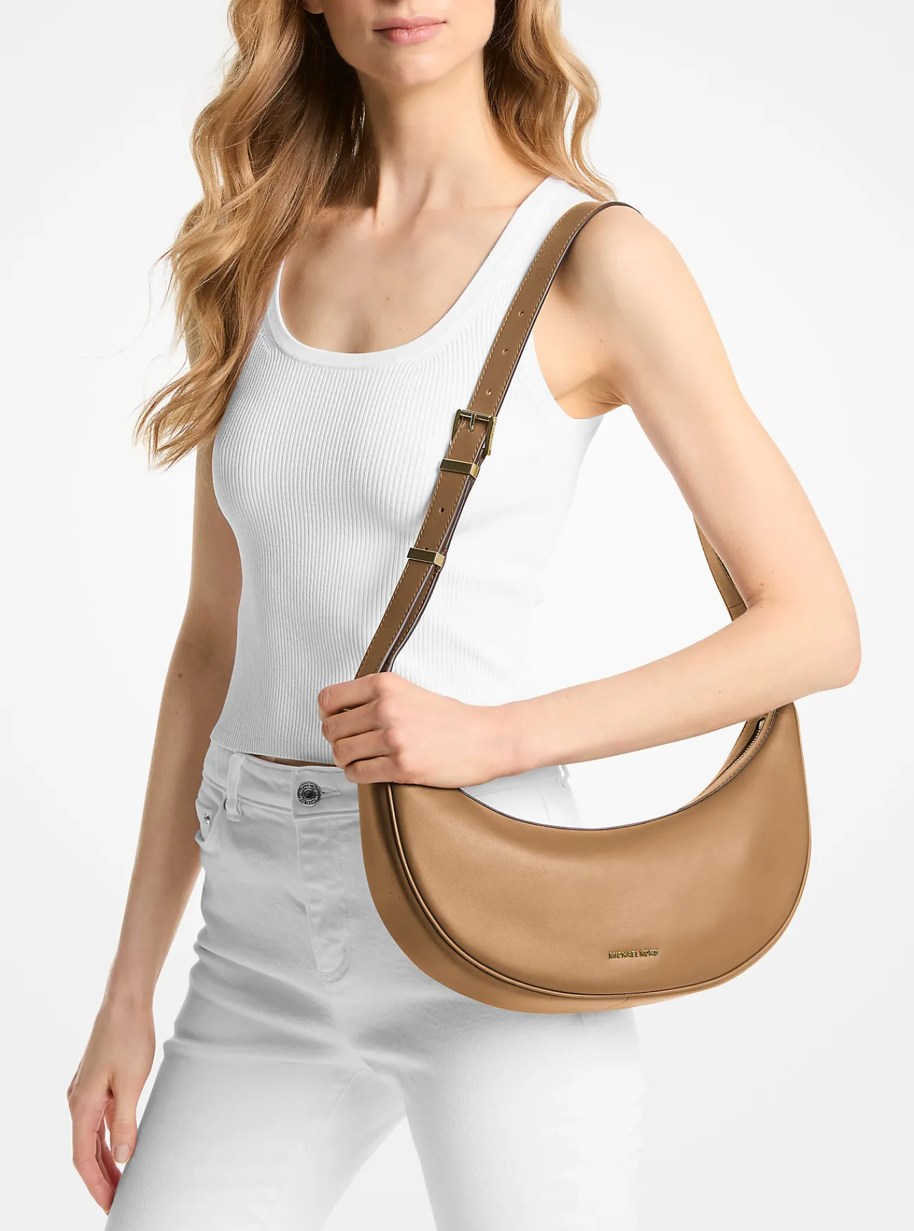 Michael Kors Crossbodytas Avra van leer, middelgroot KAF Hot