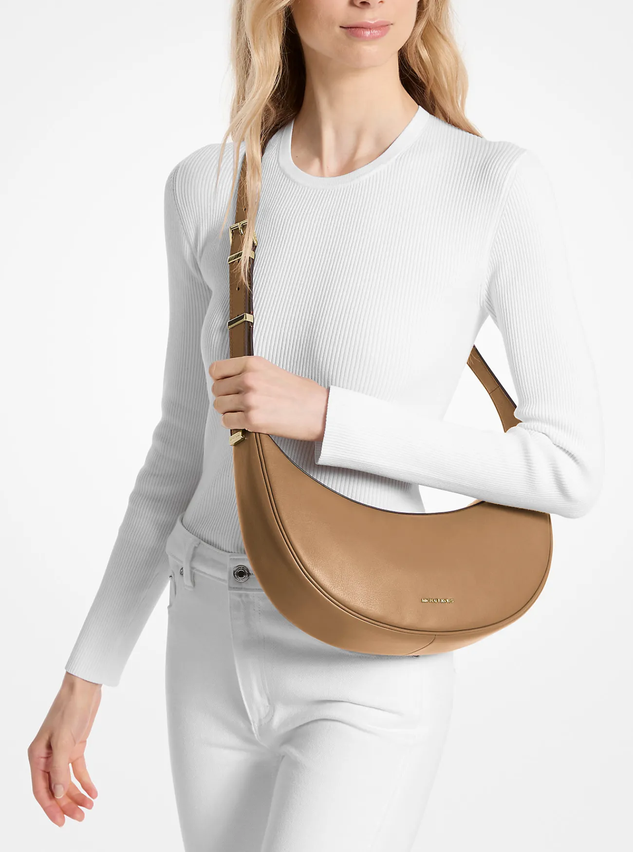 Michael Kors Crossbodytas Avra van leer, middelgroot KAF Hot