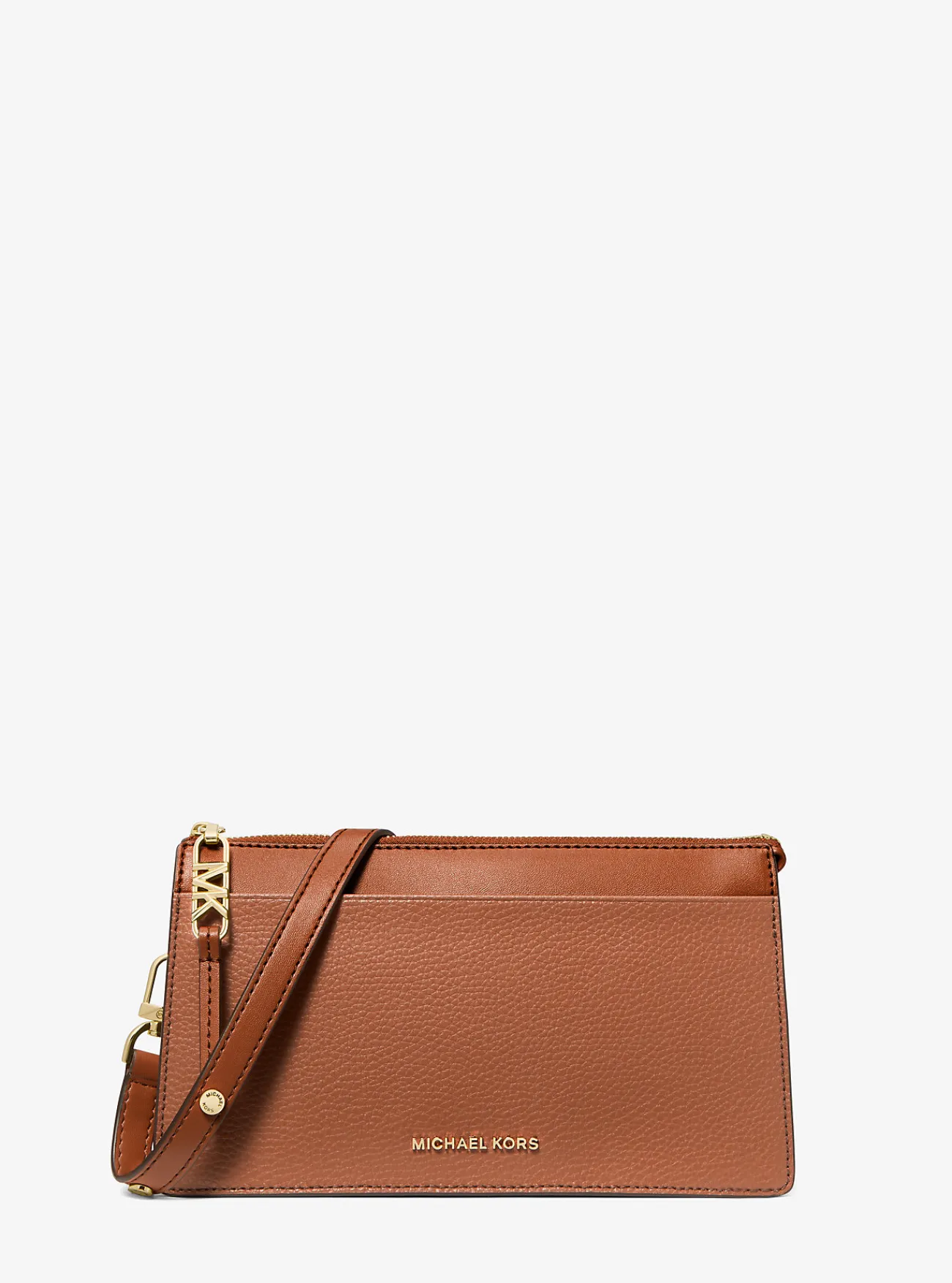 Michael Kors Crossbodytas Empire van leer, aanpasbaar en groot LUGGAGE New