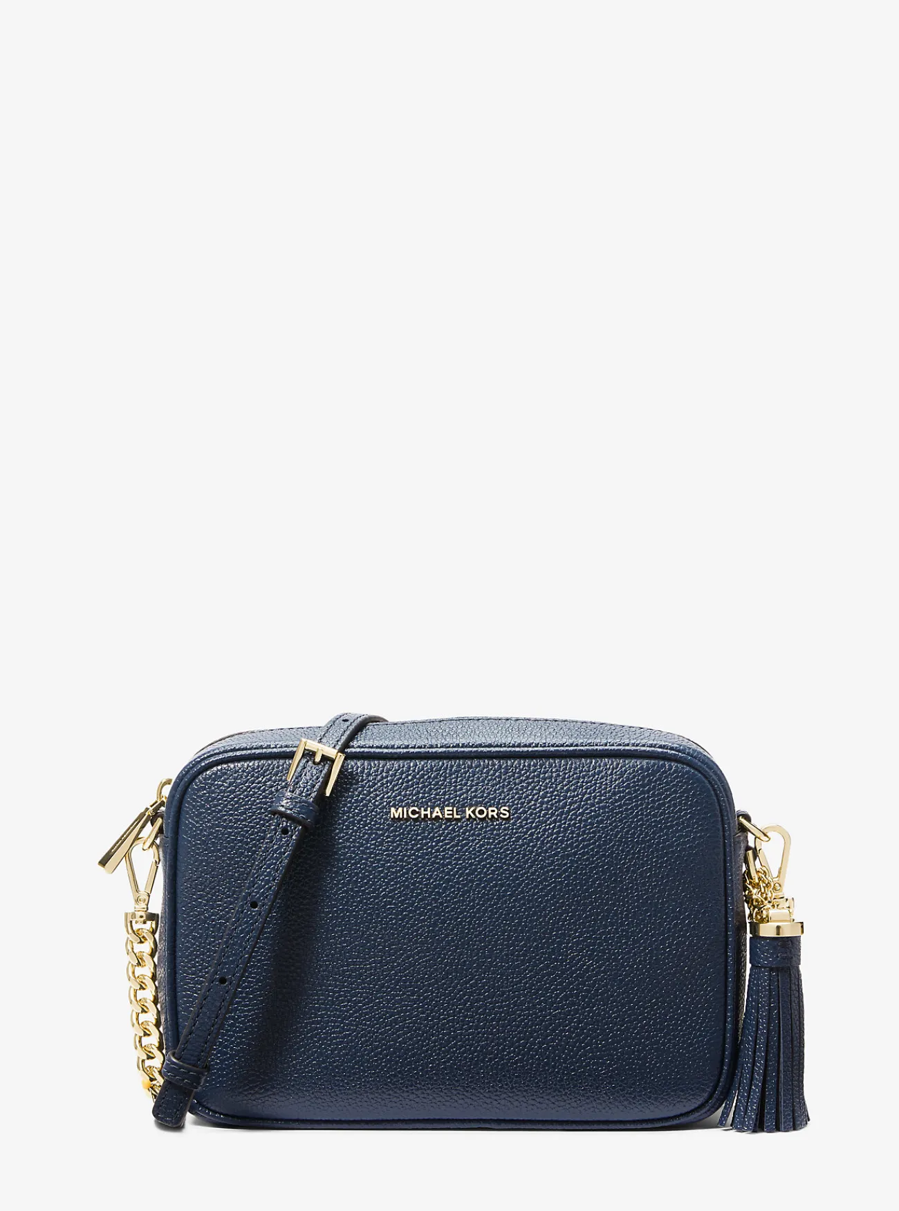 Michael Kors Crossbodytas Ginny van leer MARINEBLAUW Hot