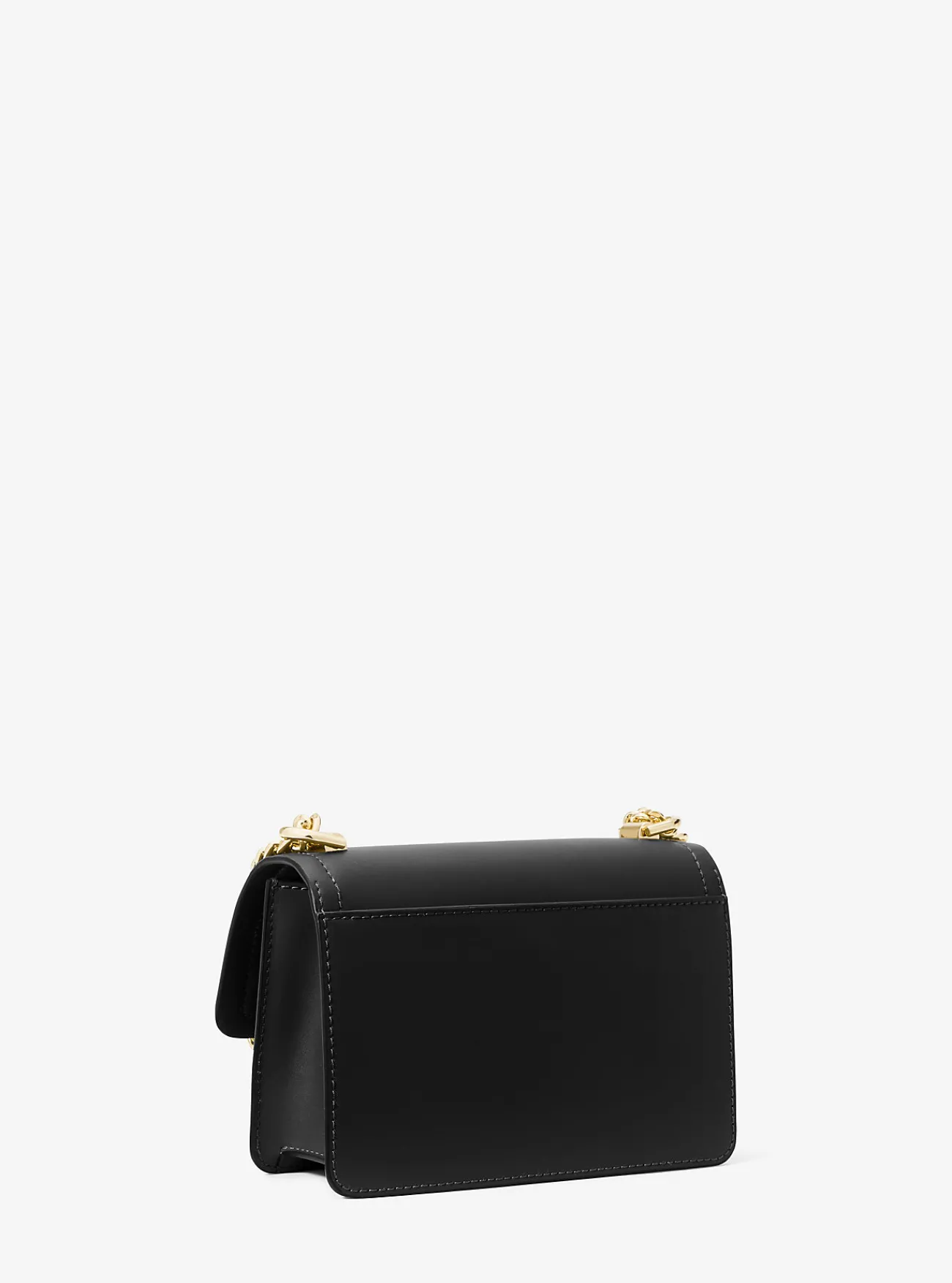 Michael Kors Crossbodytas Heather van leer, extra klein ZWART Hot