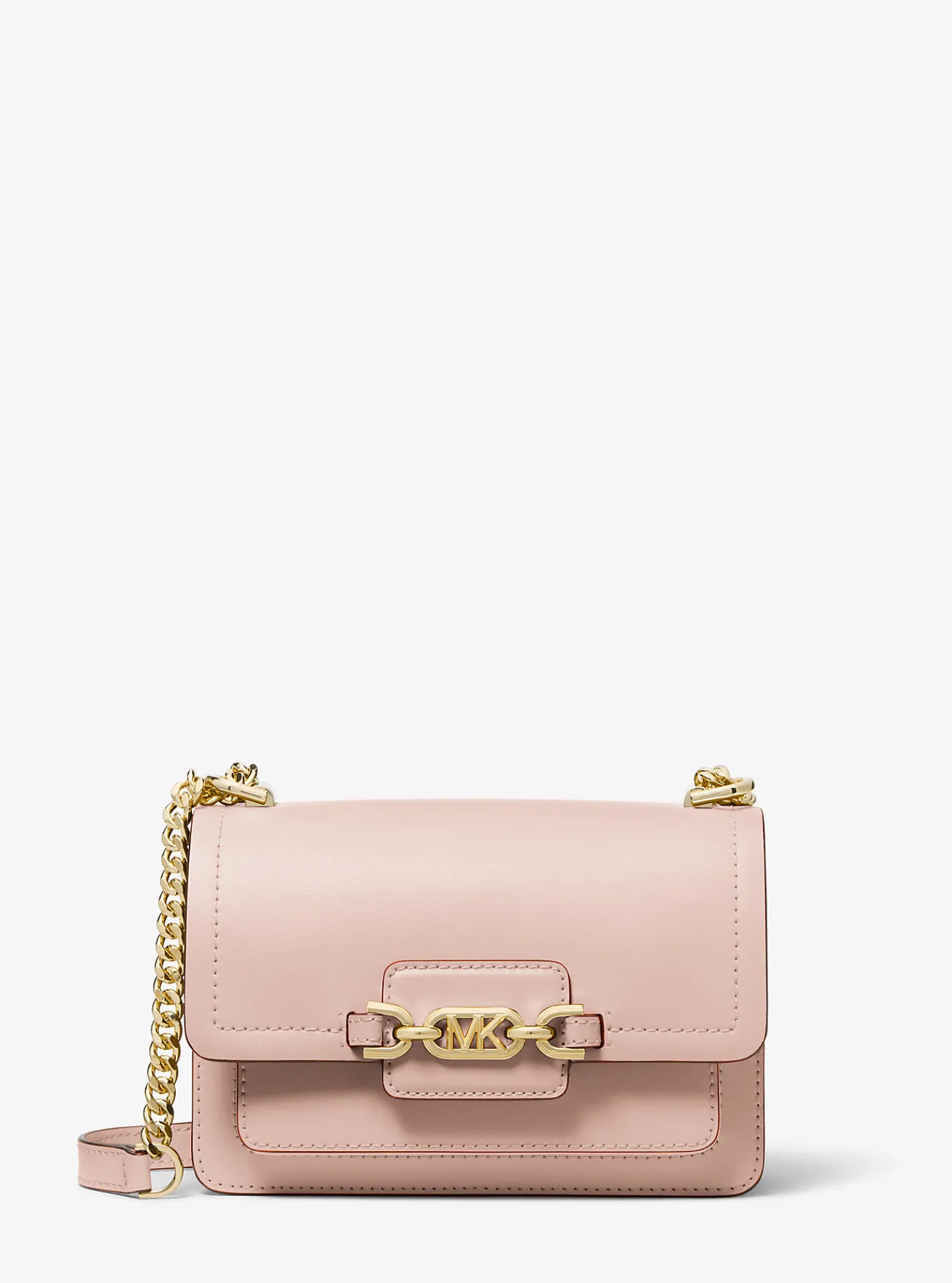 Michael Kors Crossbodytas Heather van leer, extra klein ZACHTROZE Best