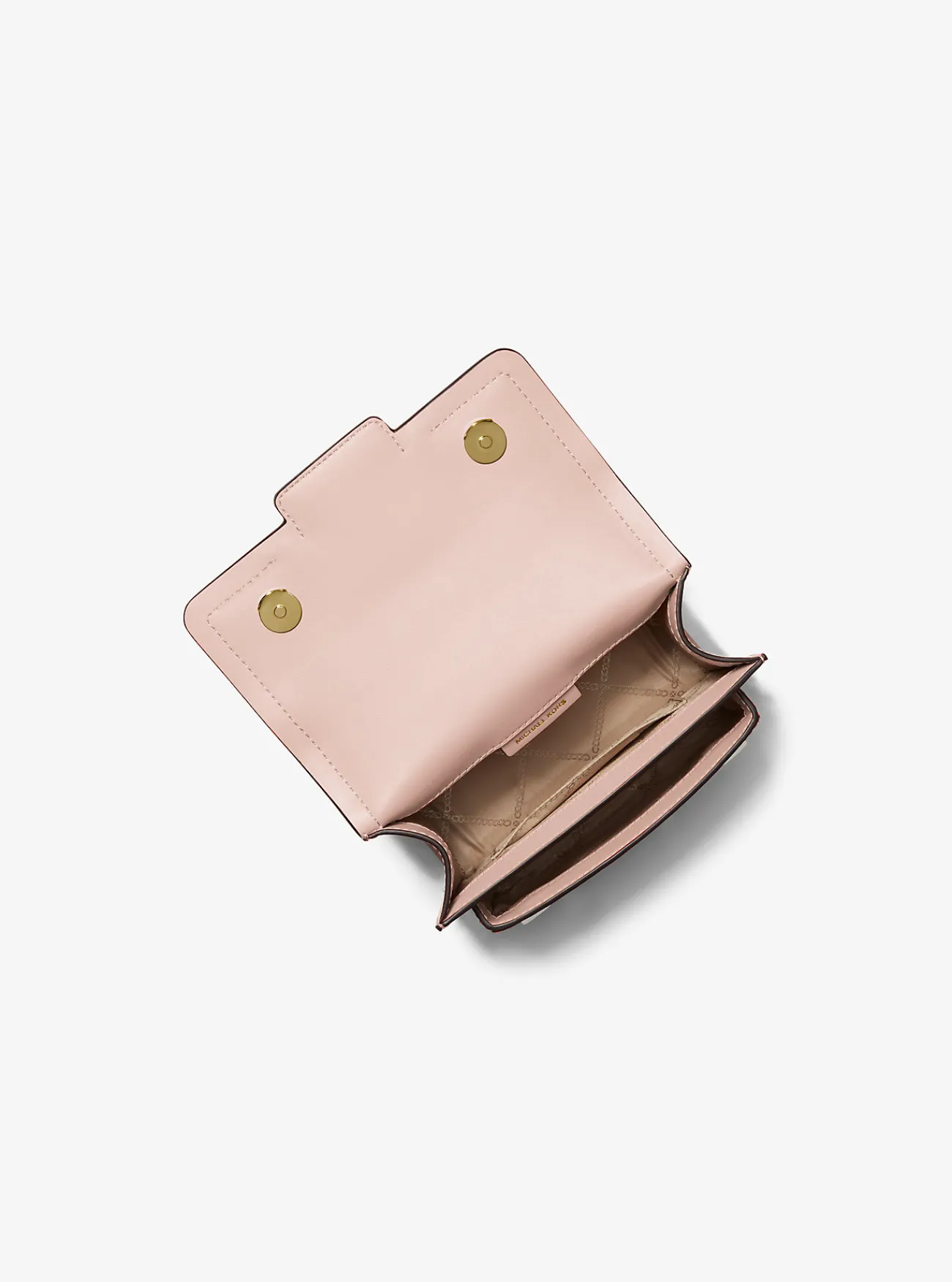 Michael Kors Crossbodytas Heather van leer, extra klein ZACHTROZE Best