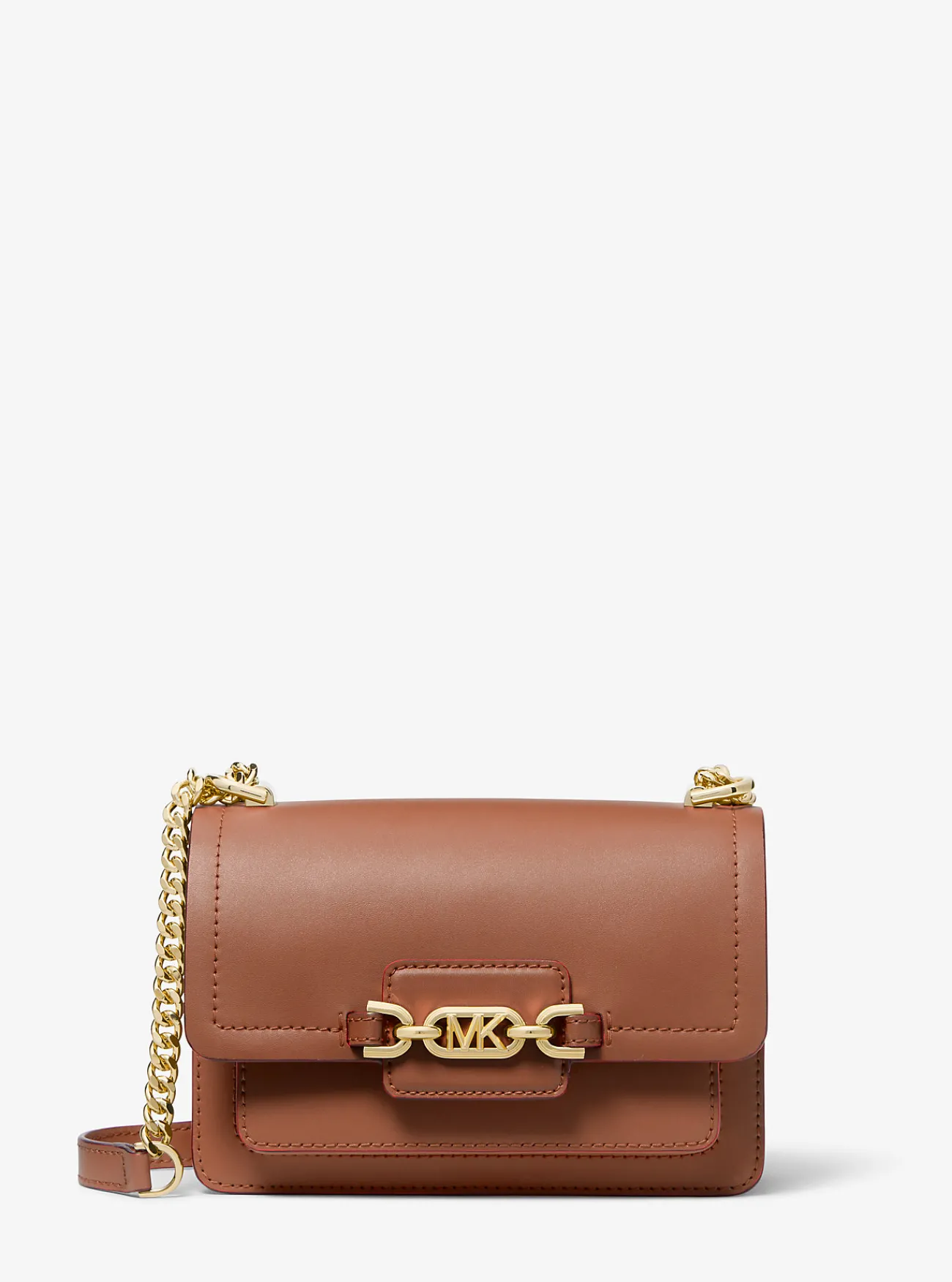Michael Kors Crossbodytas Heather van leer, extra klein LUGGAGE Outlet
