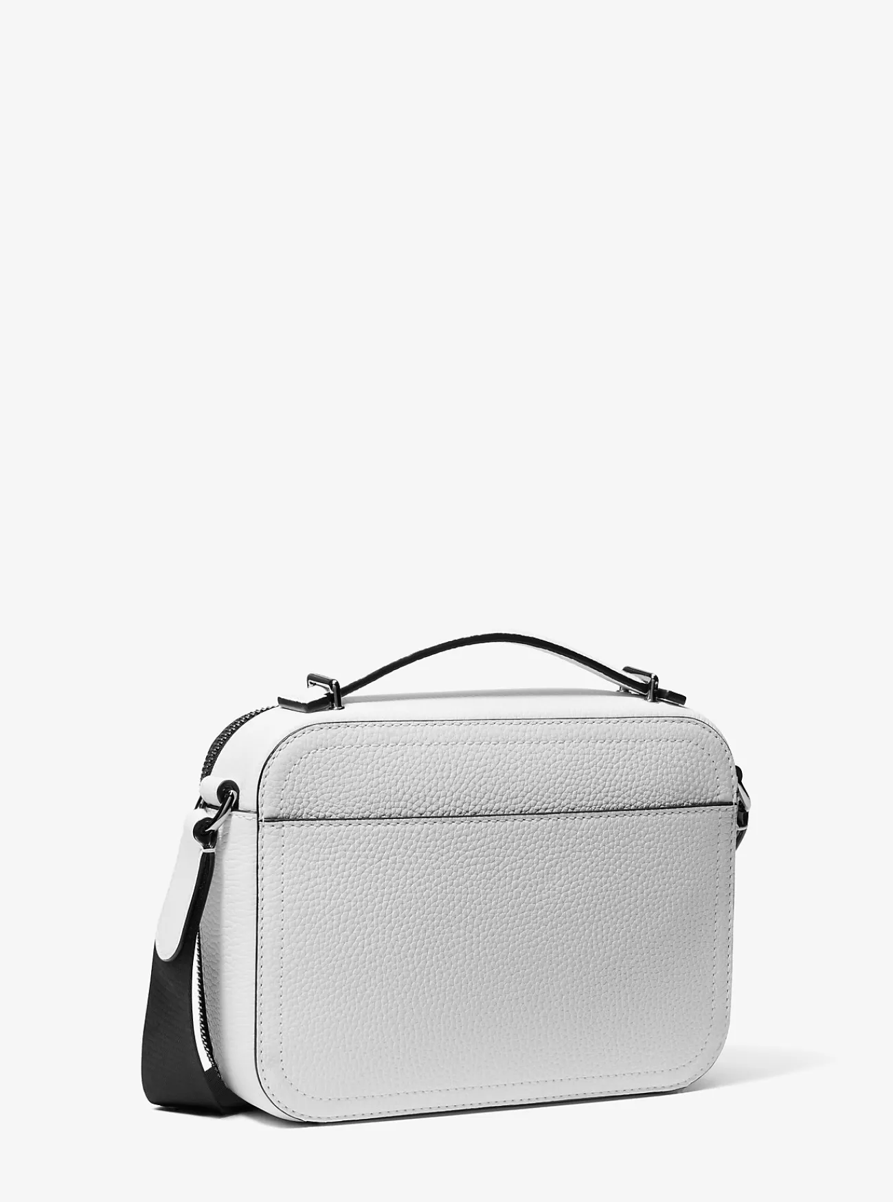 Michael Kors Crossbodytas Hudson van getrommeld leer Sale