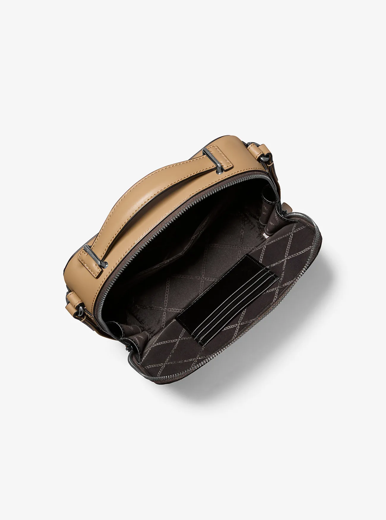 Michael Kors Crossbodytas Hudson van leer met krokodillenprint in reli&euml;f KAF New
