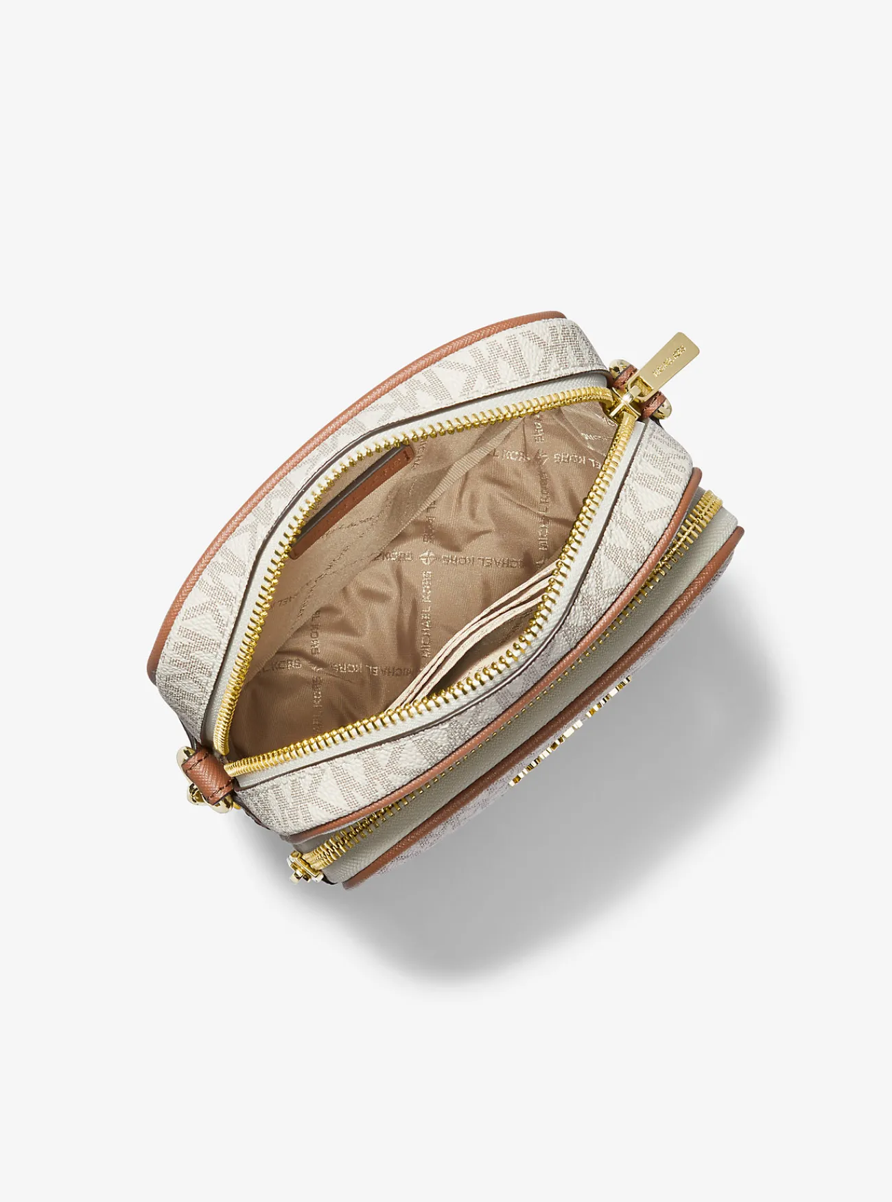 Michael Kors Crossbodytas Jet Set Travel met logo, middelgroot VANILLE Discount