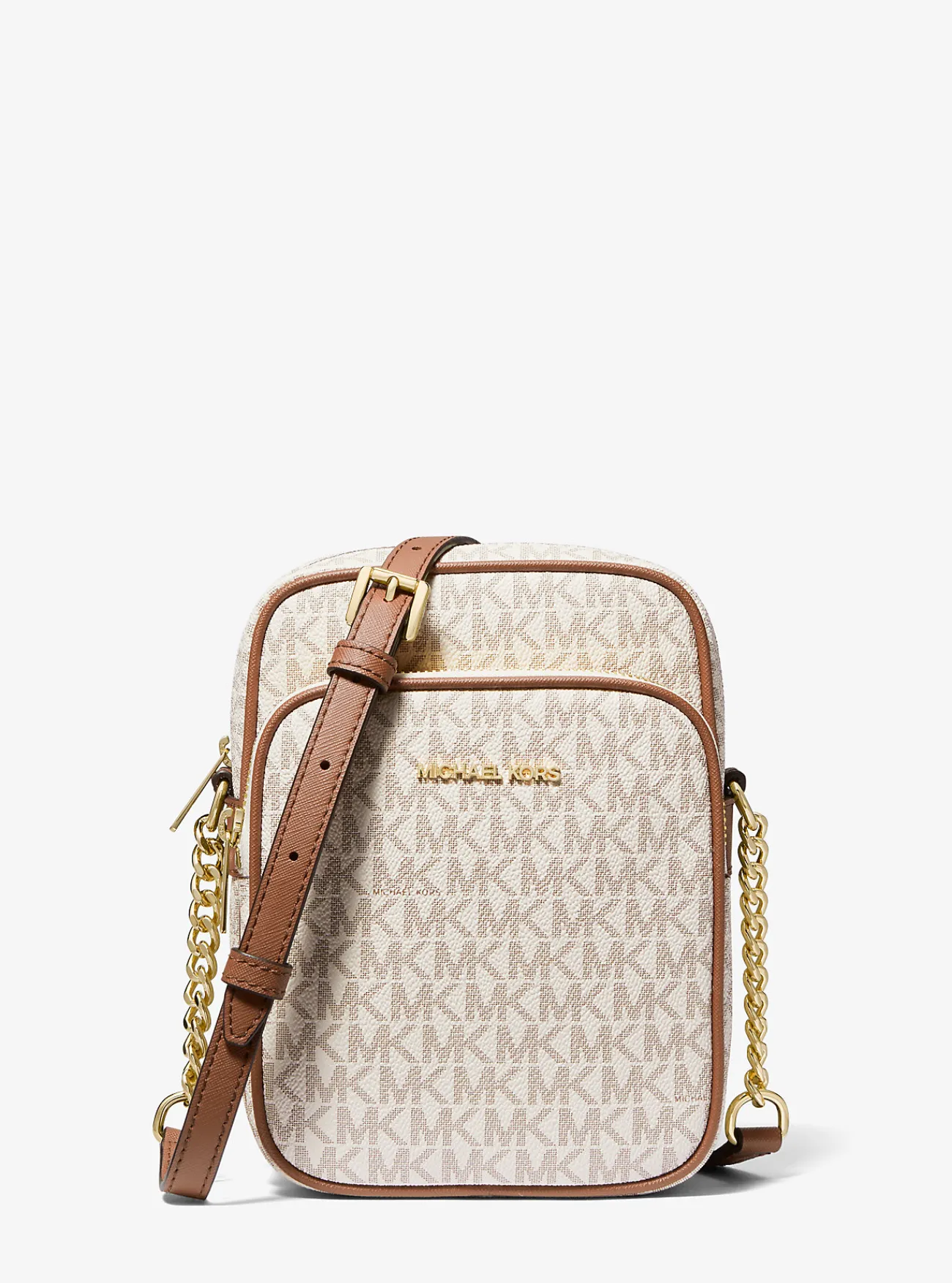 Michael Kors Crossbodytas Jet Set Travel met logo, middelgroot VANILLE Discount
