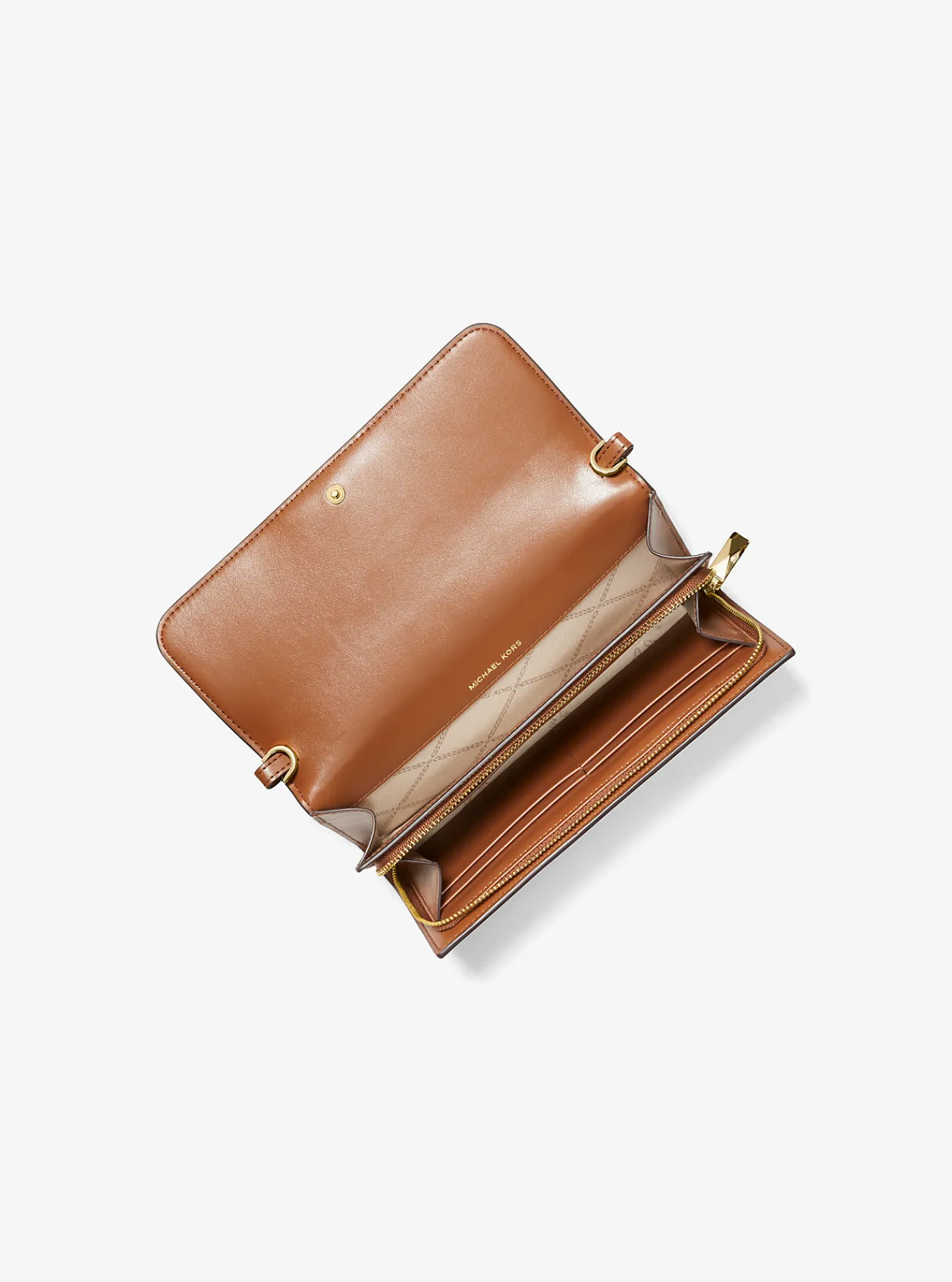 Michael Kors Crossbodytas Jet Set van saffianoleer, aanpasbaar en groot LUGGAGE Best