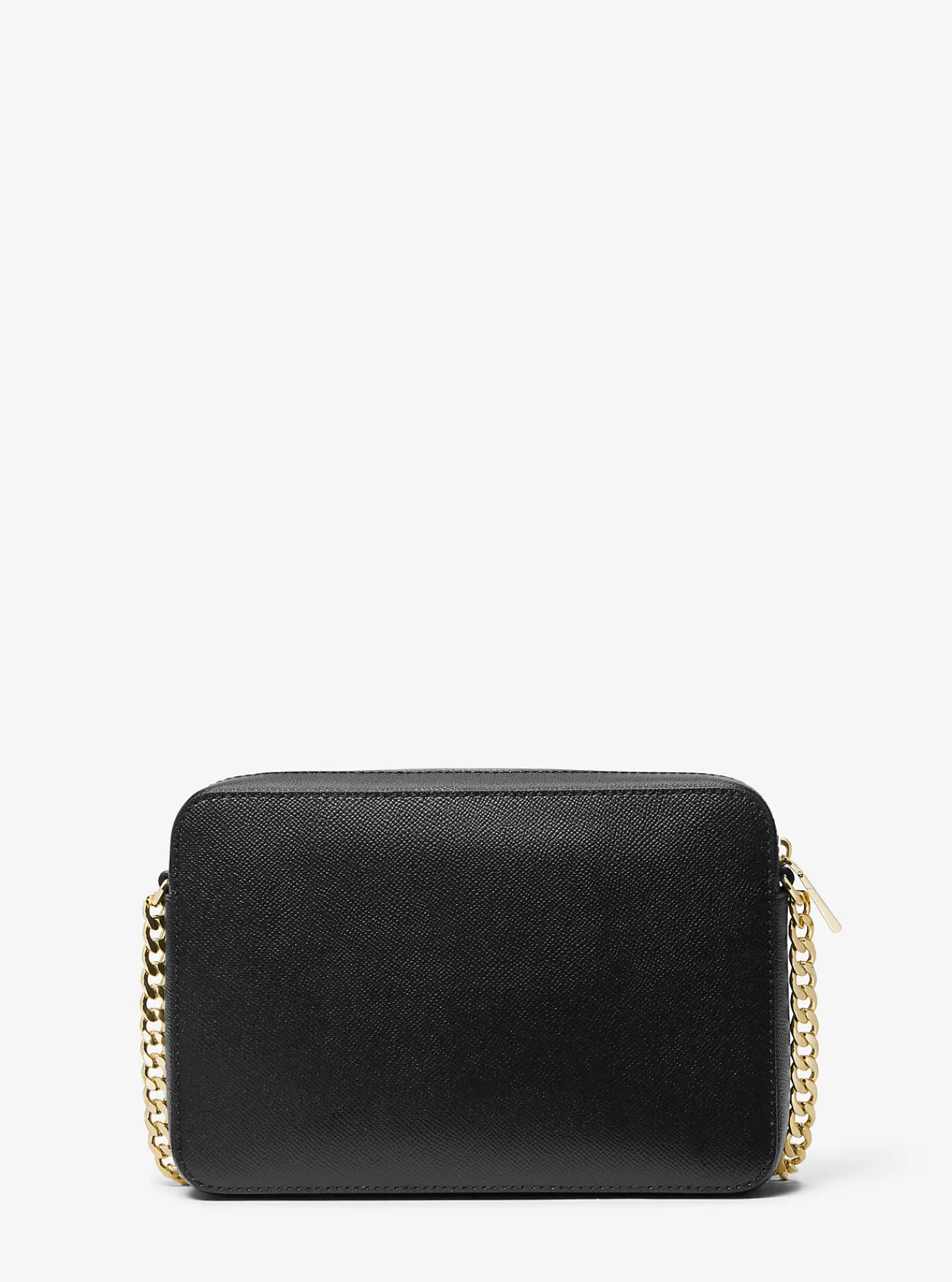 Michael Kors Crossbodytas Jet Set van saffianoleer, groot ZWART Discount