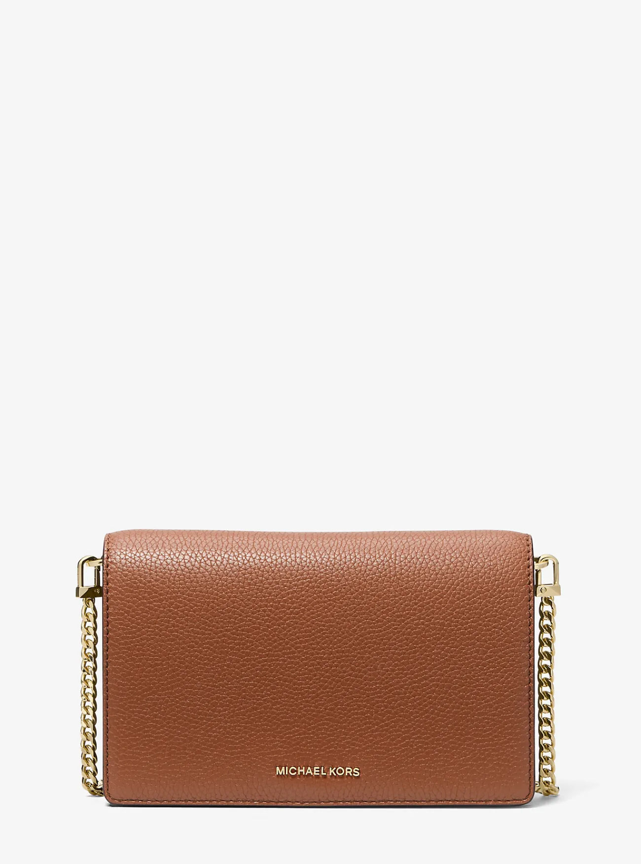 Michael Kors Crossbodytas Jet Set van getrommeld leer, middelgroot LUGGAGE Fashion