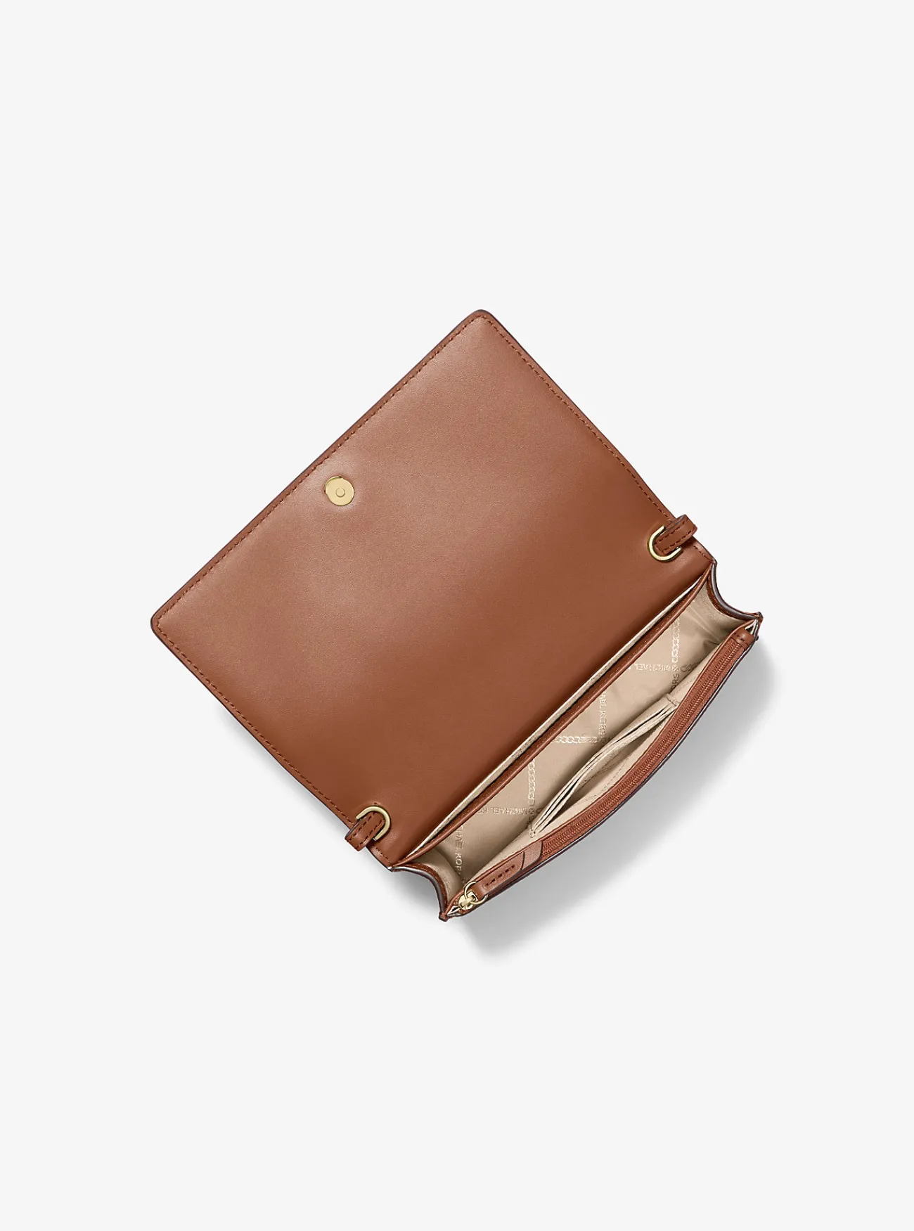 Michael Kors Crossbodytas Jet Set van getrommeld leer, middelgroot LUGGAGE Fashion