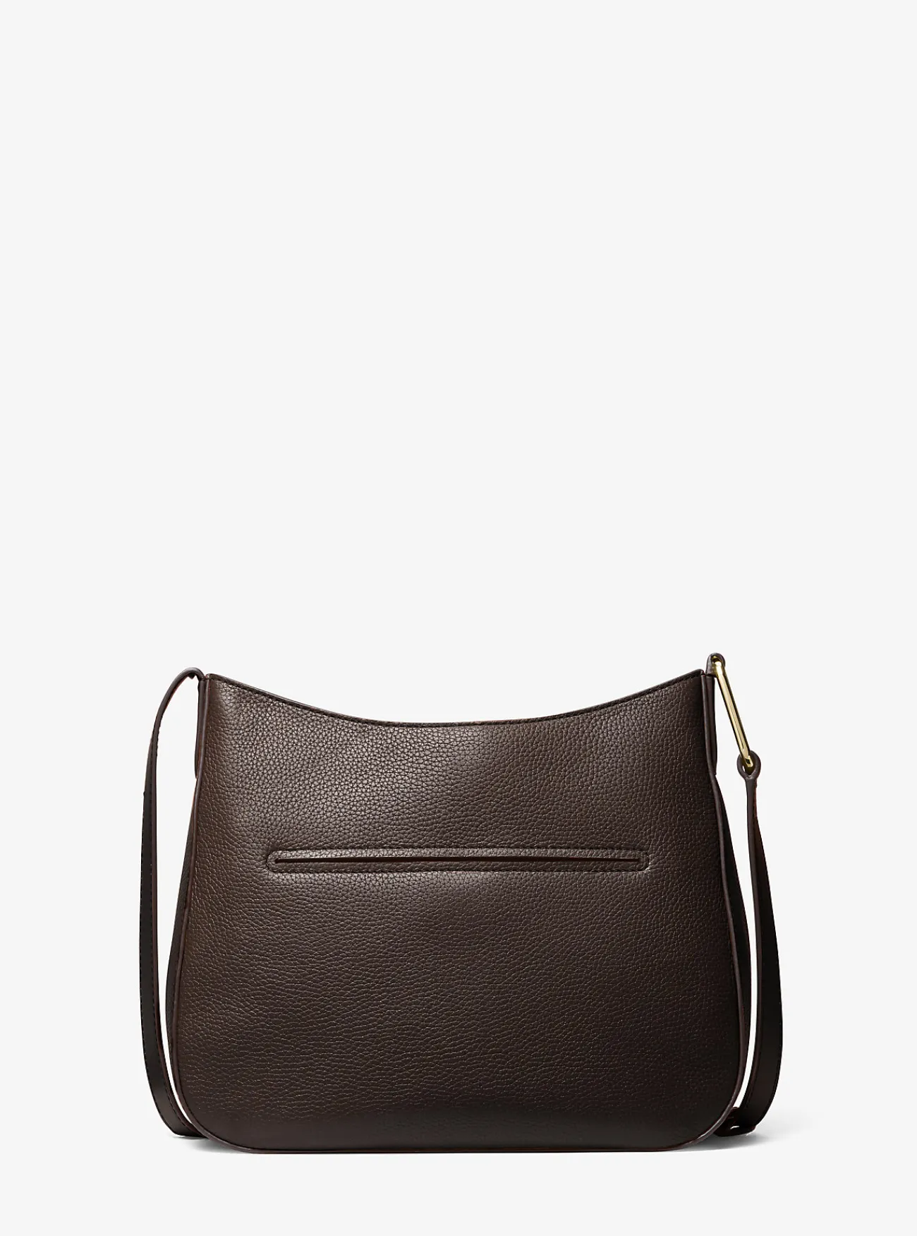 Michael Kors Crossbodytas Kensington van getrommeld leer, groot CHOCOLADE Online