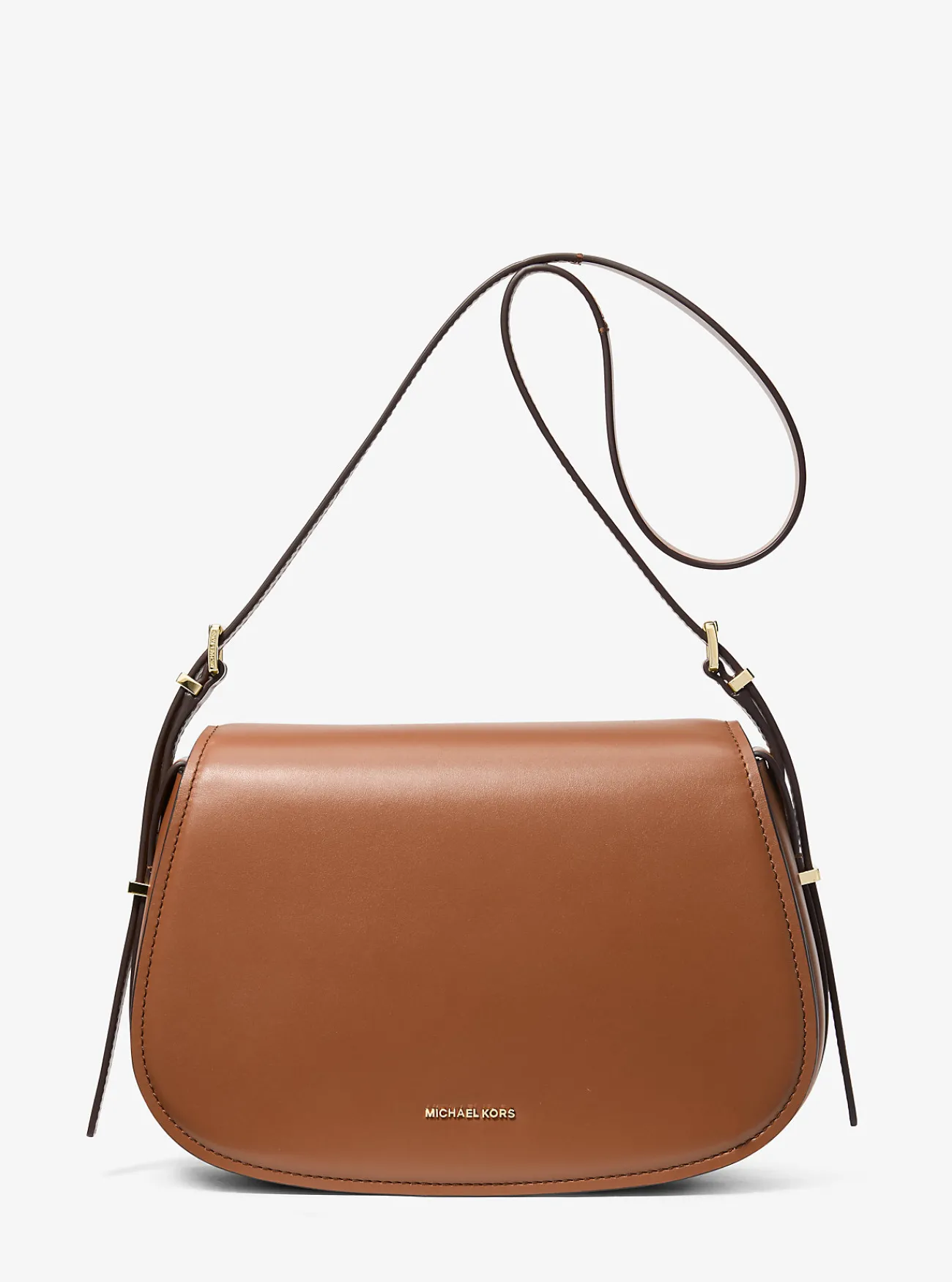 Michael Kors Crossbodytas Lydia van leer, middelgroot LUGGAGE Clearance