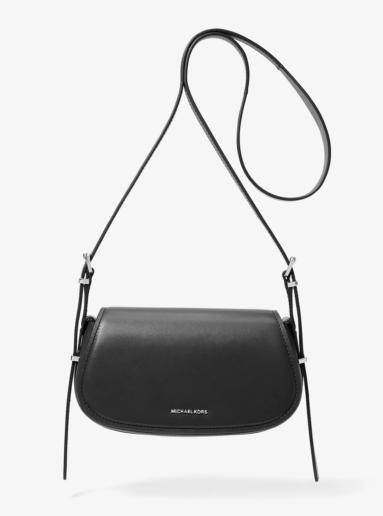 Michael Kors Crossbodytas Lydia van leer, klein ZWART Hot