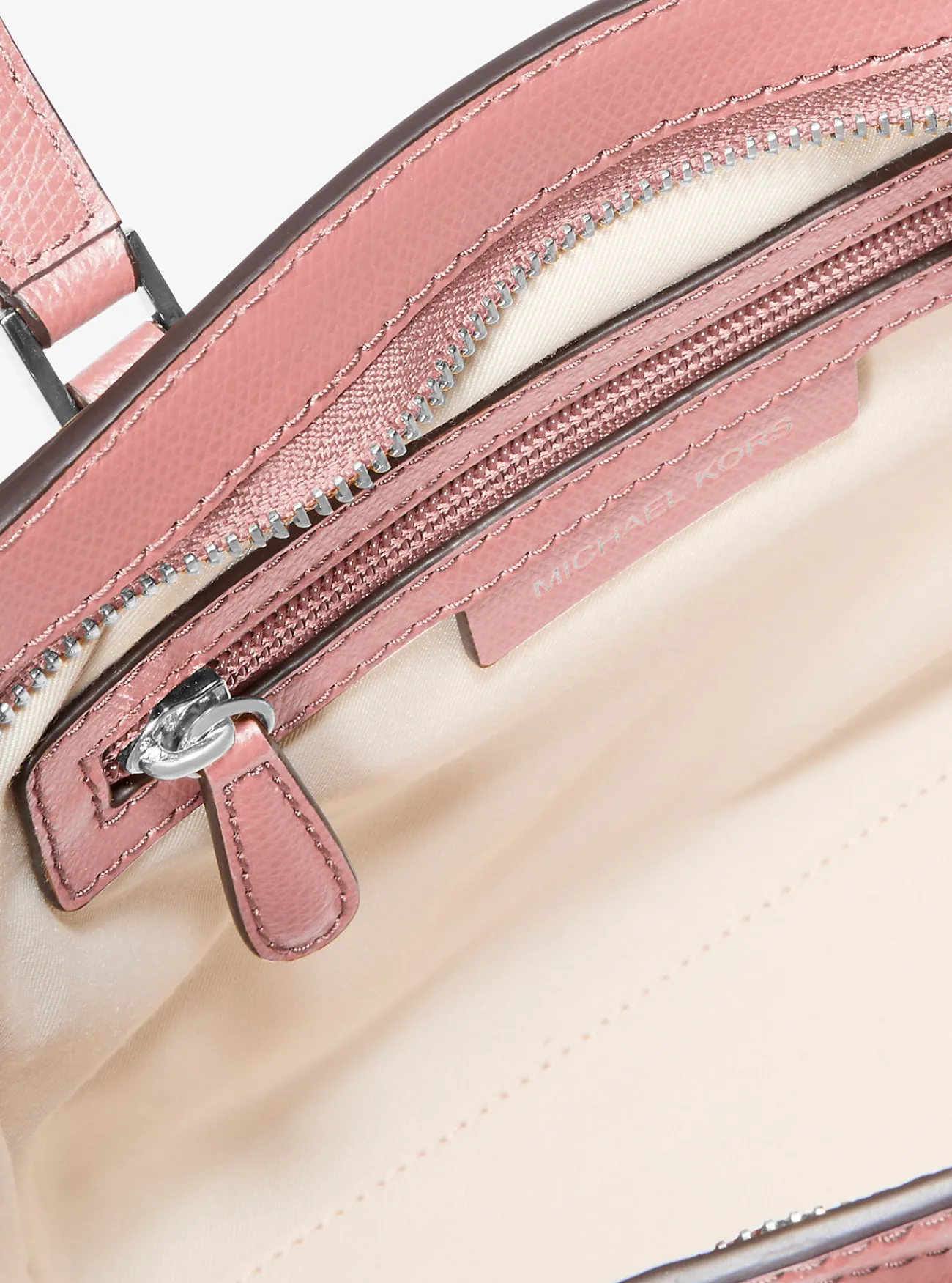 Michael Kors Crossbodytas Taryn van leer, aanpasbaar en klein Fashion