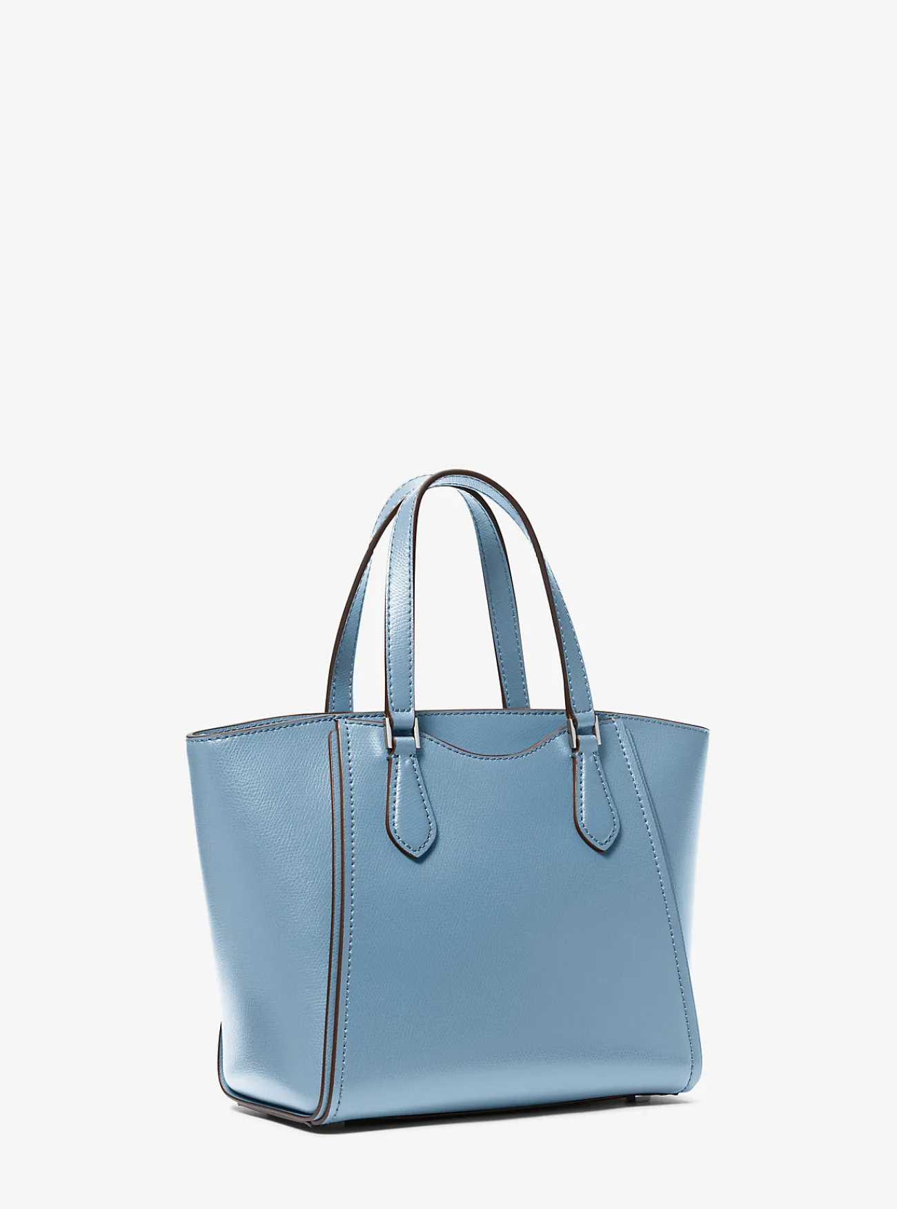 Michael Kors Crossbodytas Taryn van leer, aanpasbaar en klein CHAMBRAY Outlet