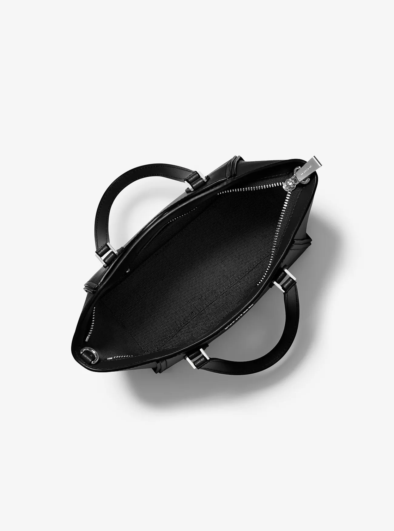 Michael Kors Crossbodytas Taryn van leer, aanpasbaar en klein ZWART Hot