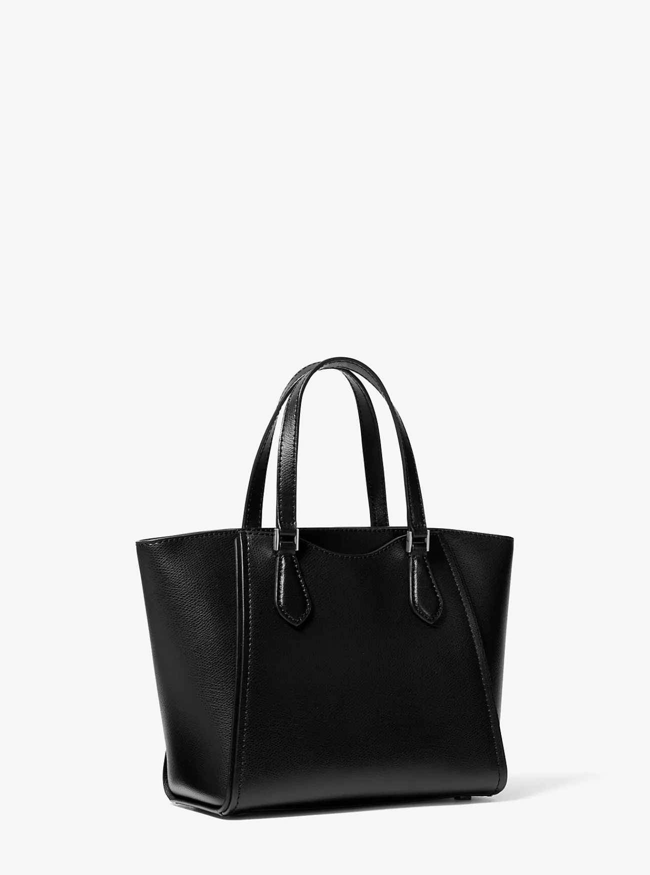 Michael Kors Crossbodytas Taryn van leer, aanpasbaar en klein ZWART Hot