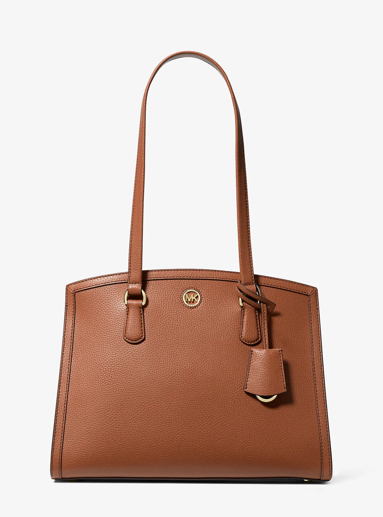 Michael Kors Draagtas Chantal van getrommeld leer, middelgroot LUGGAGE Discount