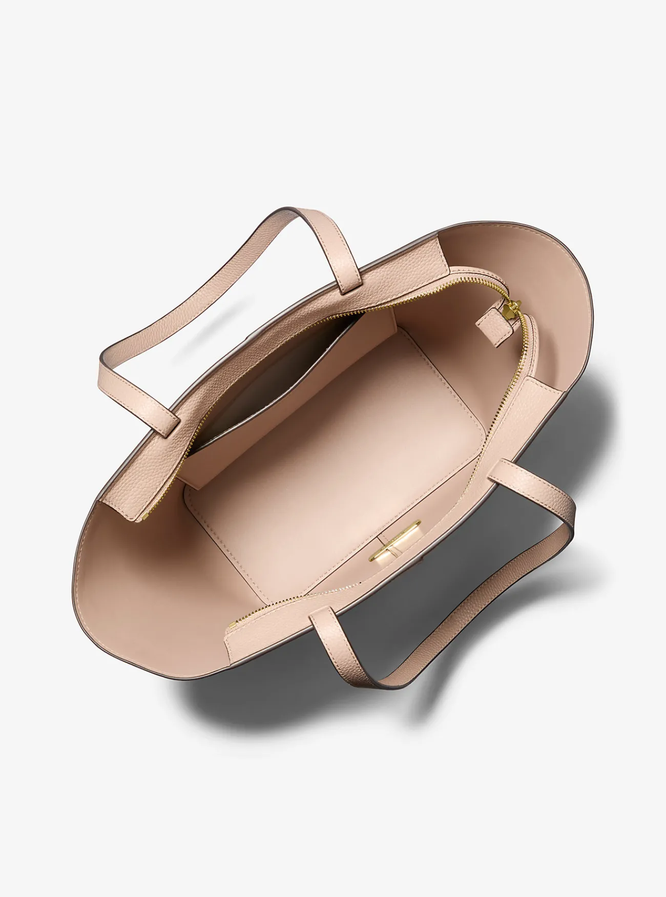 Michael Kors Draagtas Flora van canvas met kenmerkend logo en leer, groot BALLET Best