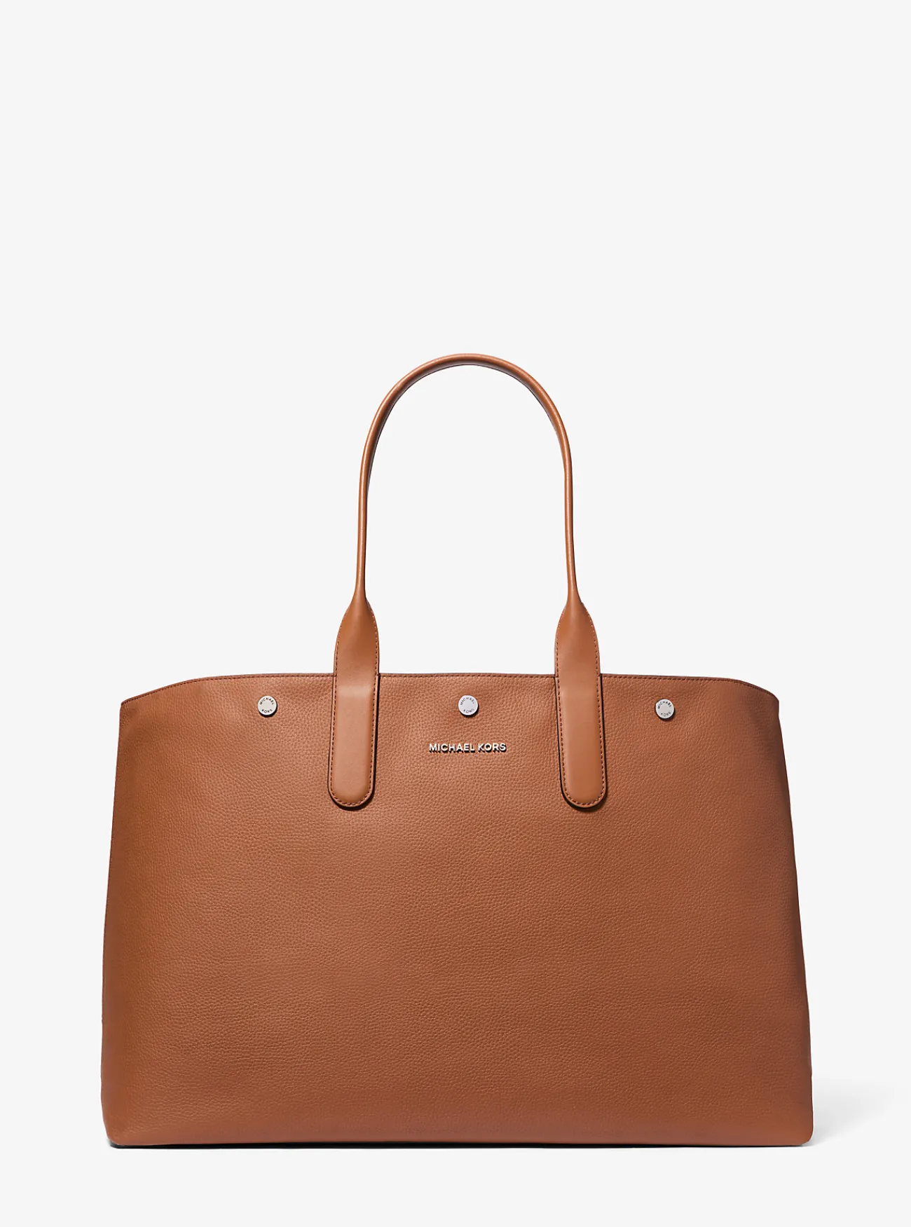 Michael Kors Draagtas Hudson van leer, oversized LUGGAGE Hot