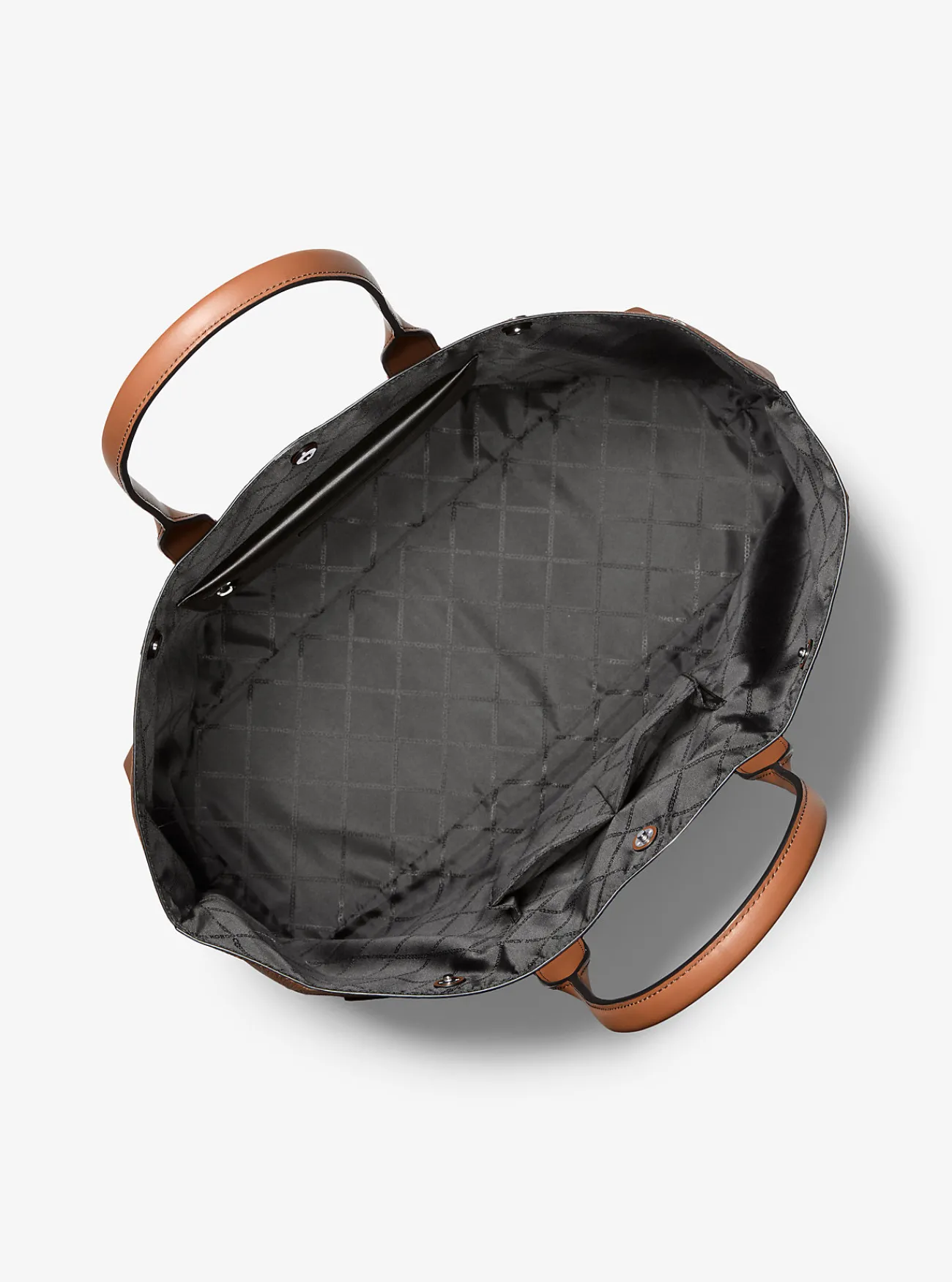 Michael Kors Draagtas Hudson van leer, oversized LUGGAGE Hot