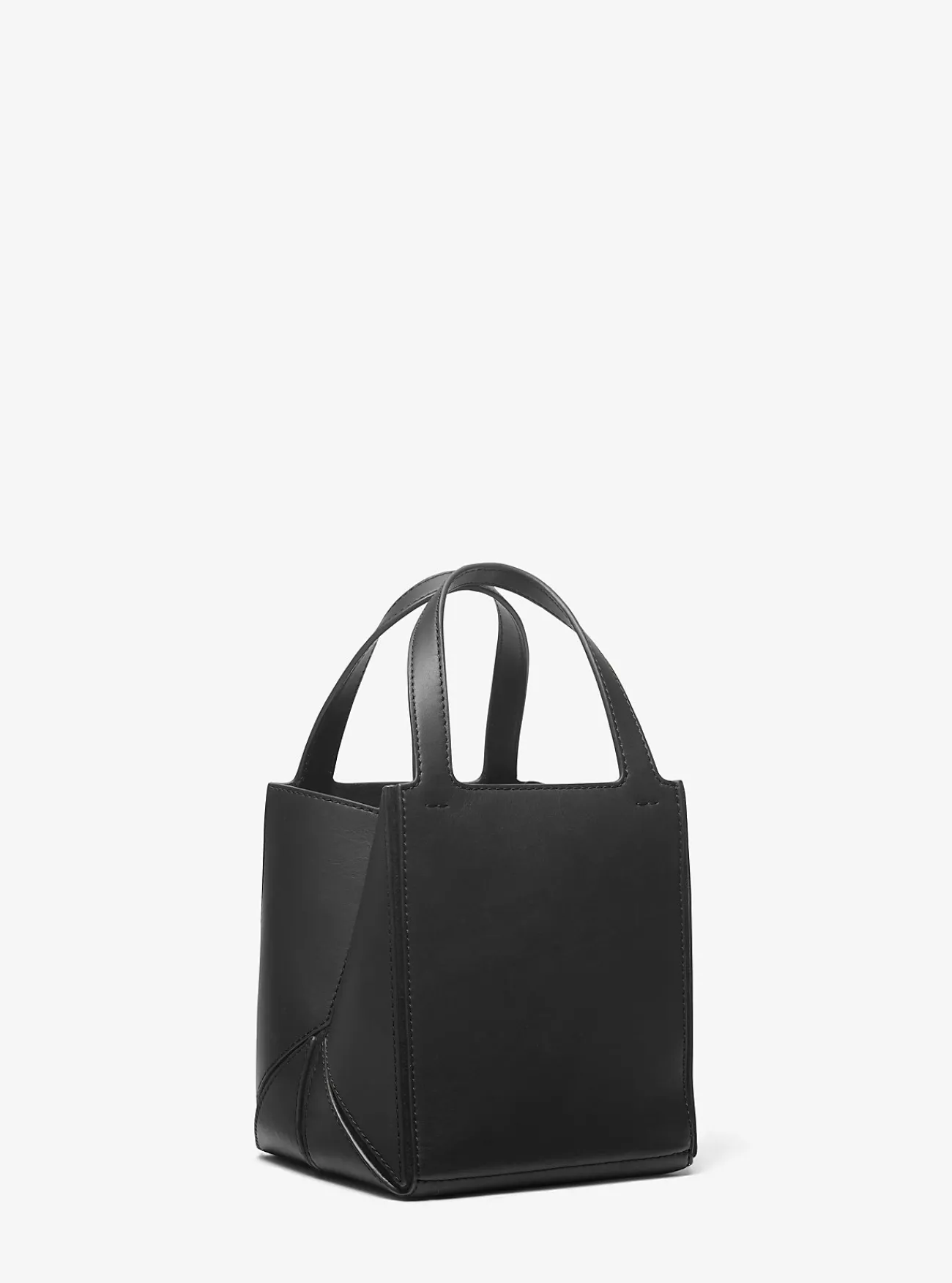 Michael Kors Draagtas Jordi van leer, klein ZWART Outlet