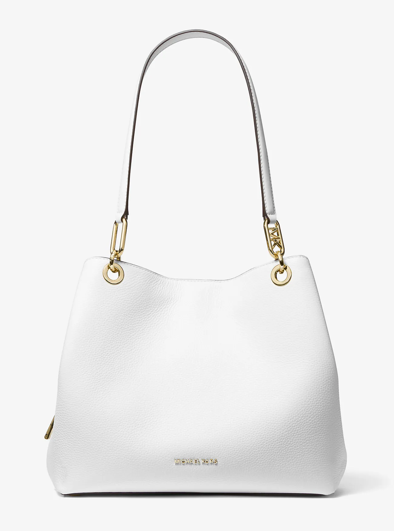 Michael Kors Draagtas Kensington van getrommeld leer, groot OPTISCHWIT Hot