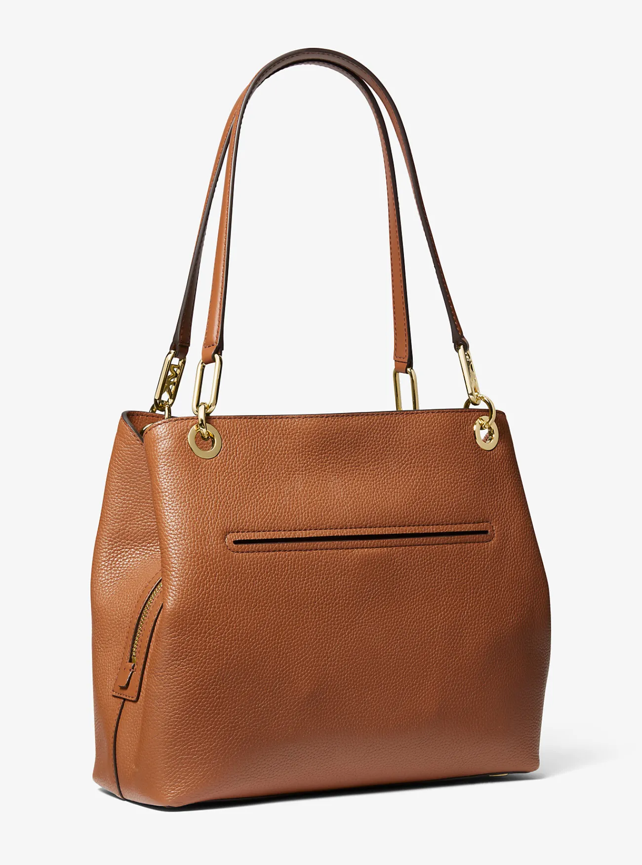 Michael Kors Draagtas Kensington van getrommeld leer, groot LUGGAGE Clearance
