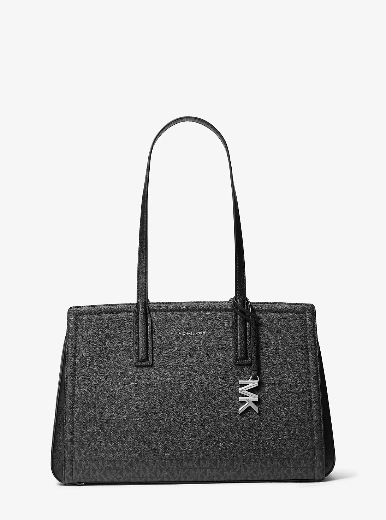 Michael Kors Draagtas Laila met kenmerkend logo, middelgroot ZWART Online