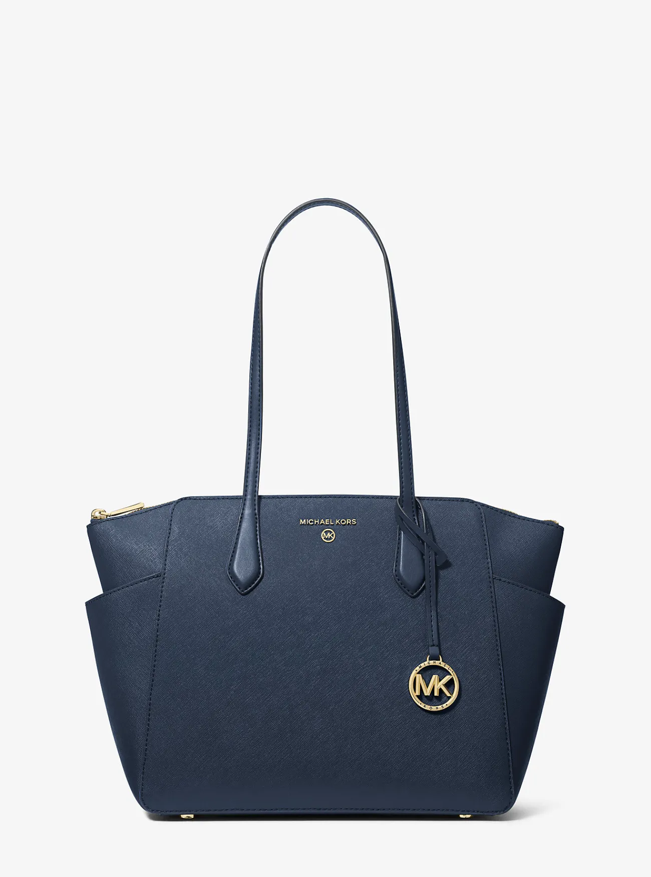 Michael Kors Draagtas Marilyn van saffianoleer, middelgroot MARINEBLAUW Best
