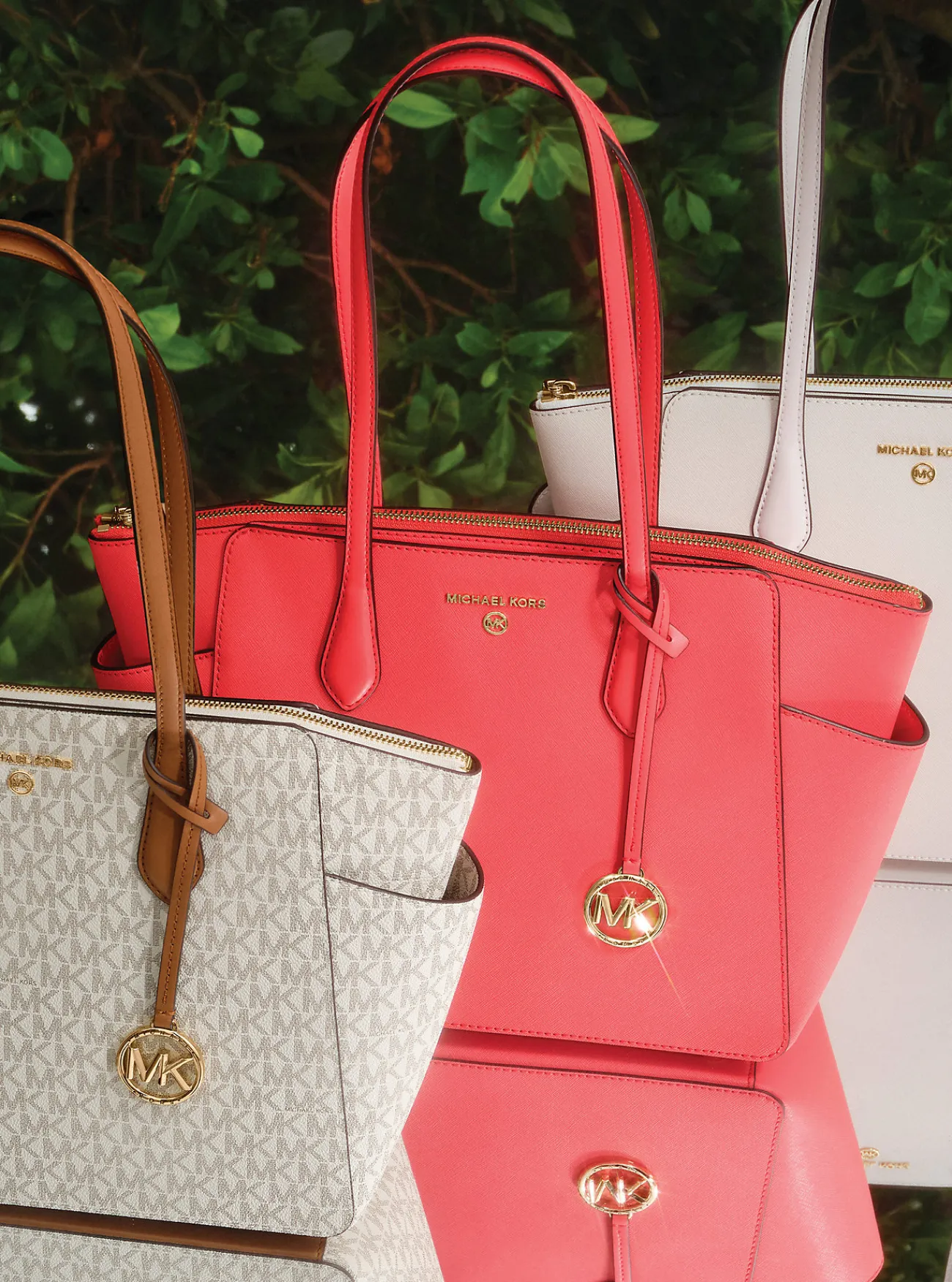 Michael Kors Draagtas Marylin met logo, middelgroot New