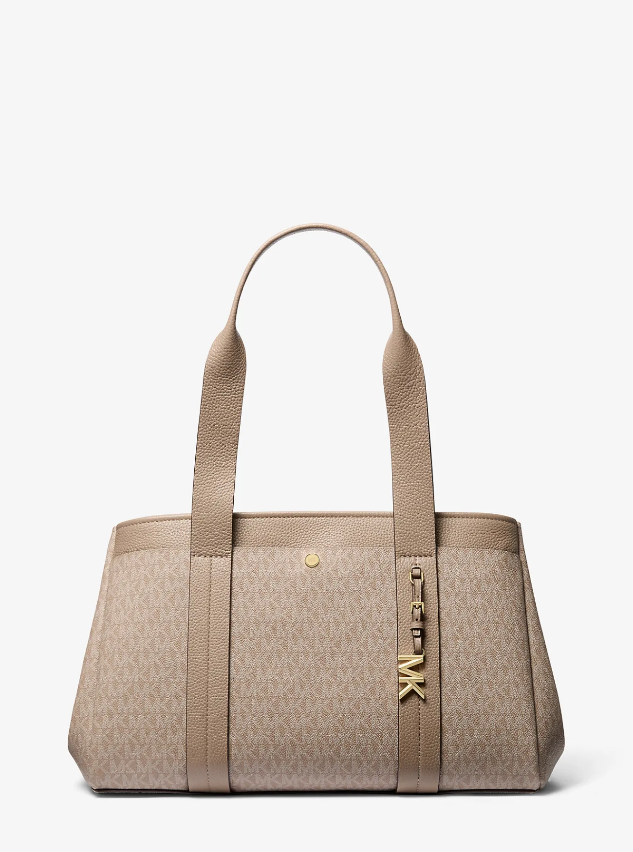 Michael Kors Draagtas Romee van canvas met kenmerkend logo en leer, groot BERK Fashion
