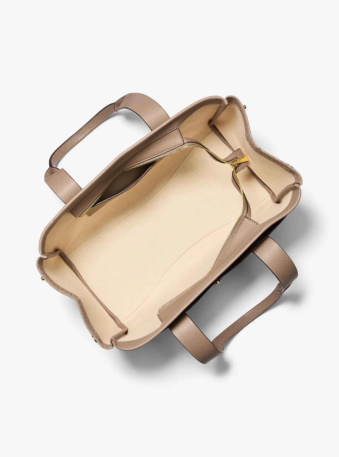 Michael Kors Draagtas Romee van canvas met kenmerkend logo en leer, groot BERK Fashion