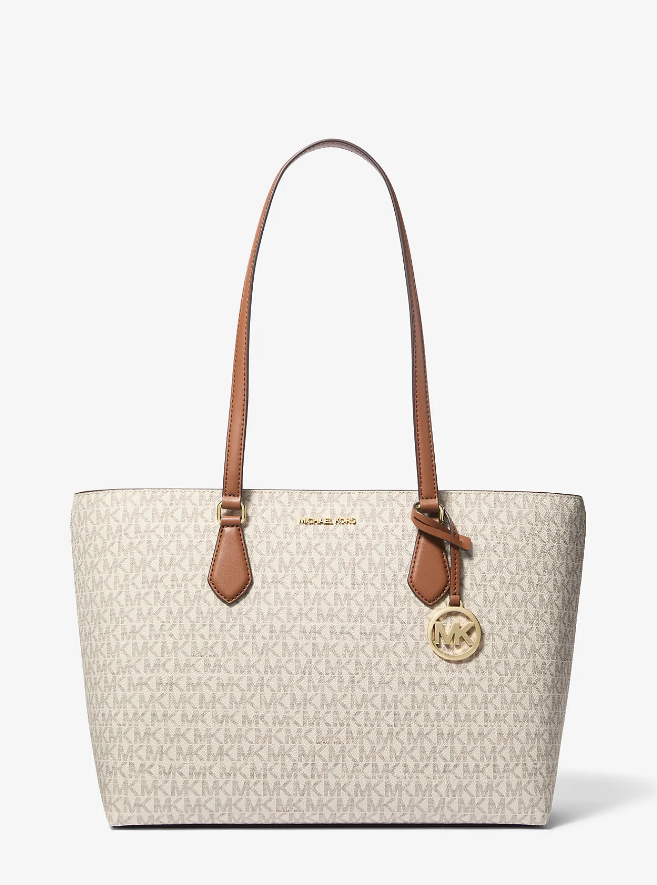 Michael Kors Draagtas Sheila met kenmerkend logo, groot VANILLE Outlet